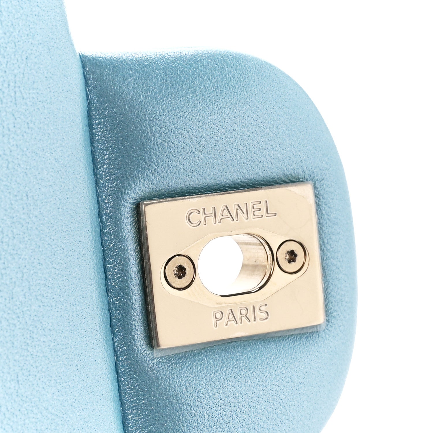 Chanel Lambskin Quilted Tie Dye Ombre Mini Rectangular Flap Blue Multicolor 7 of 14