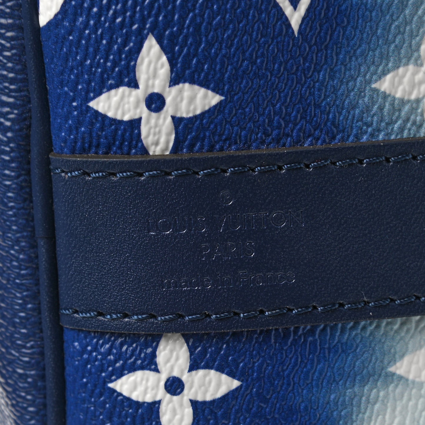 Monogram Escale Keepall Bandouliere 50 Blue