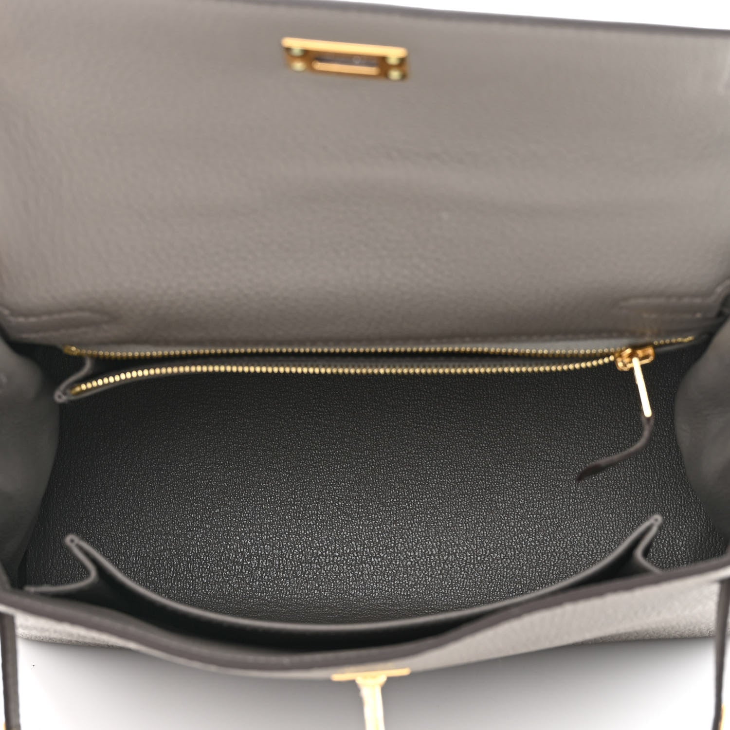 Hermes Togo Kelly Retourne 25 Gris Meyer 5 of 11