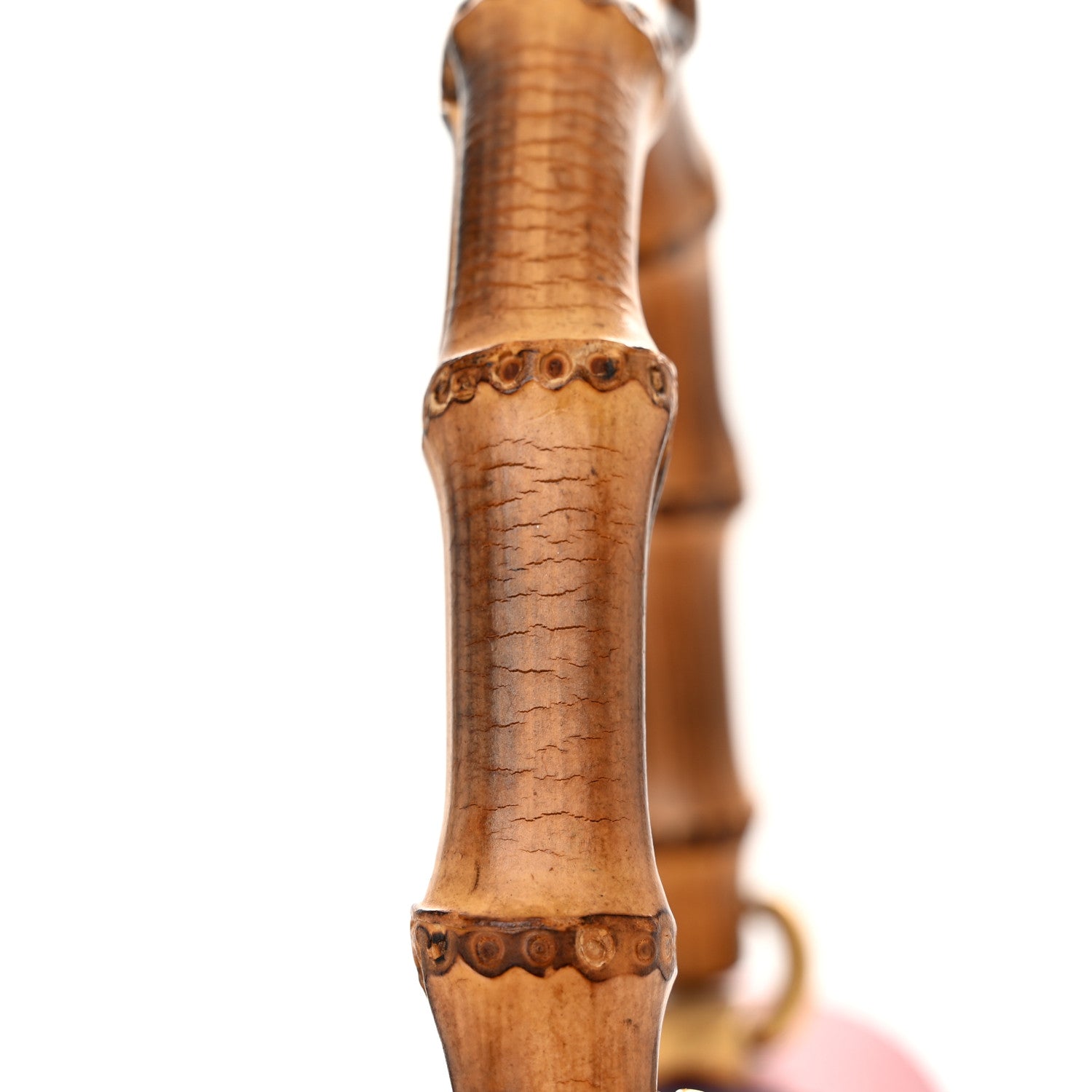 Gucci Calfskin Bamboo Web Medium Falena Moth Top Handle Bag Hibiscus Red 13 of 13