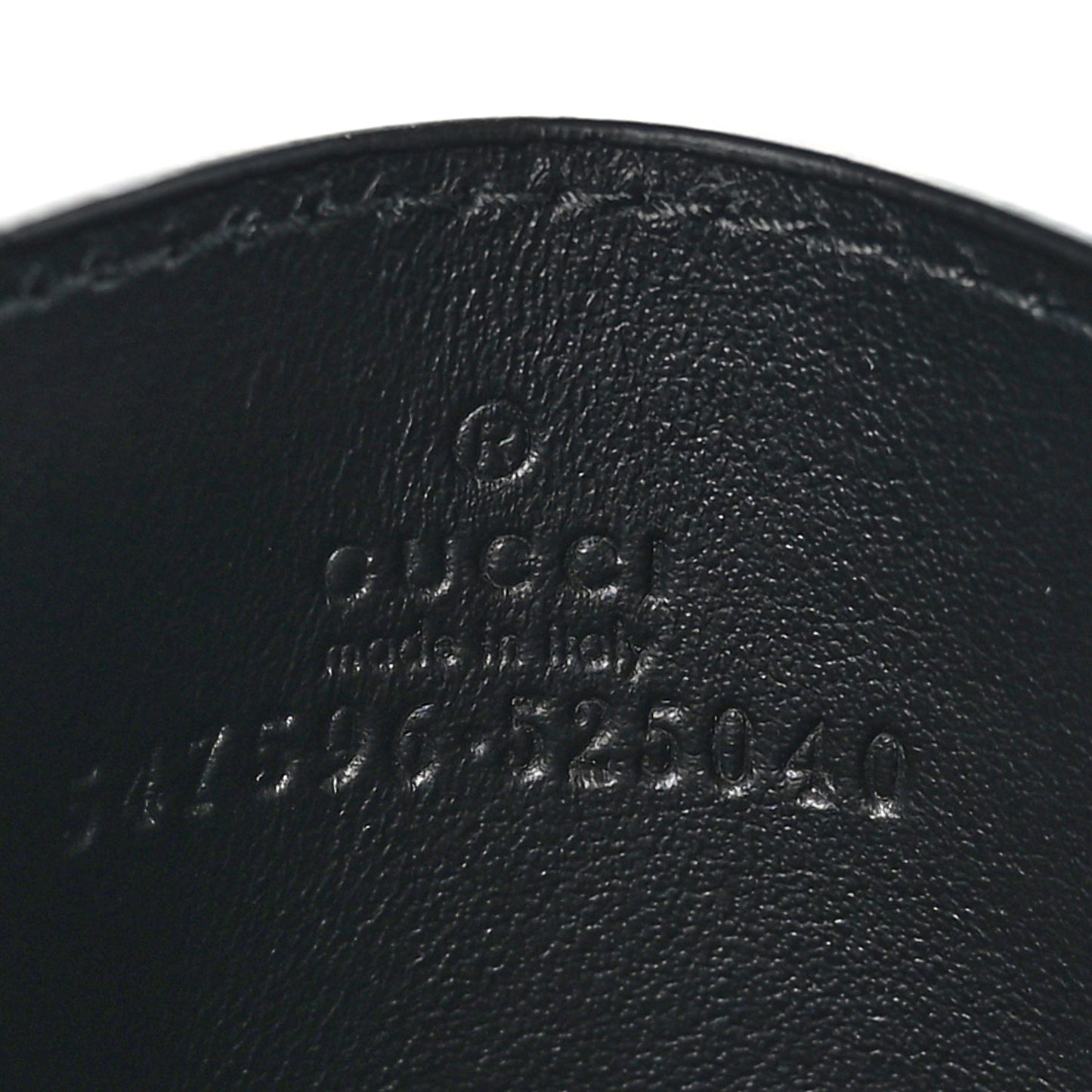 Plutone Calfskin Logo Card Holder Black
