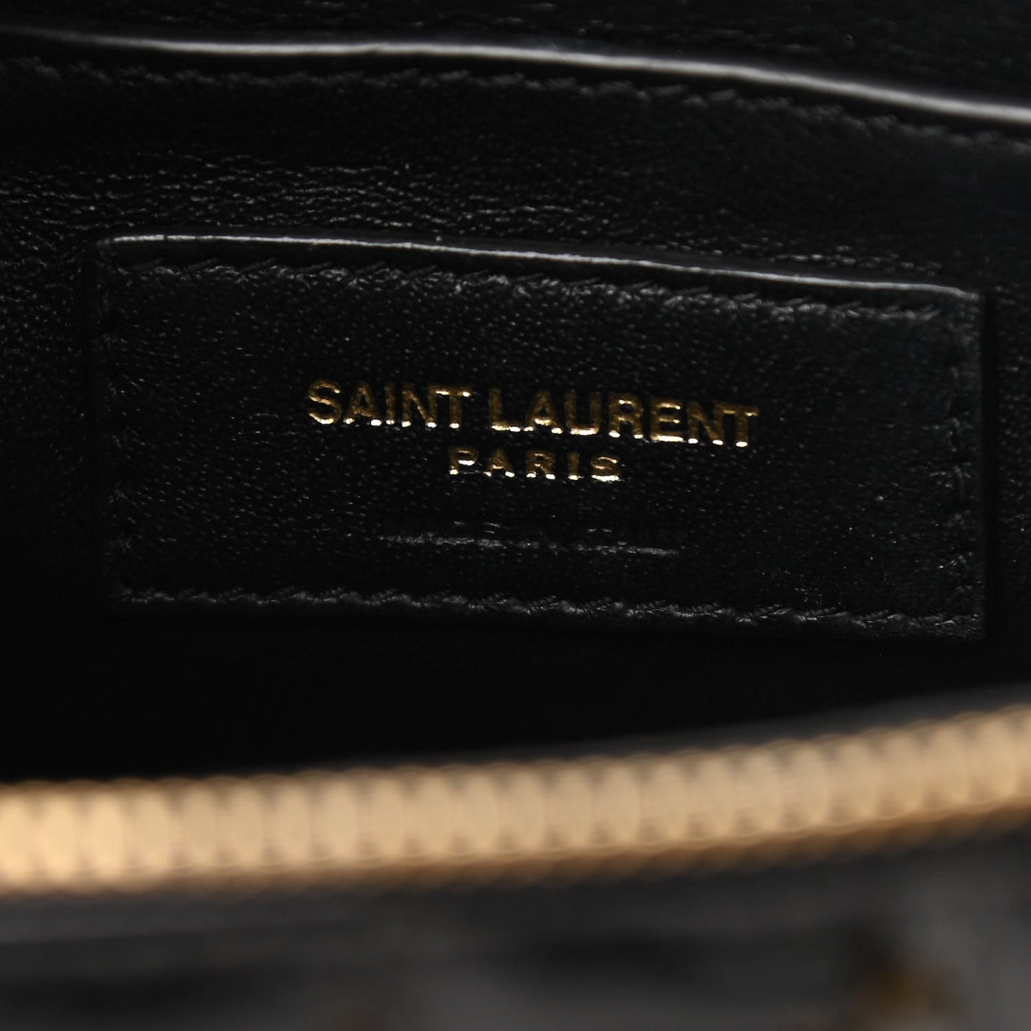 Patent Matelasse Monogram Vicky Vanity Black