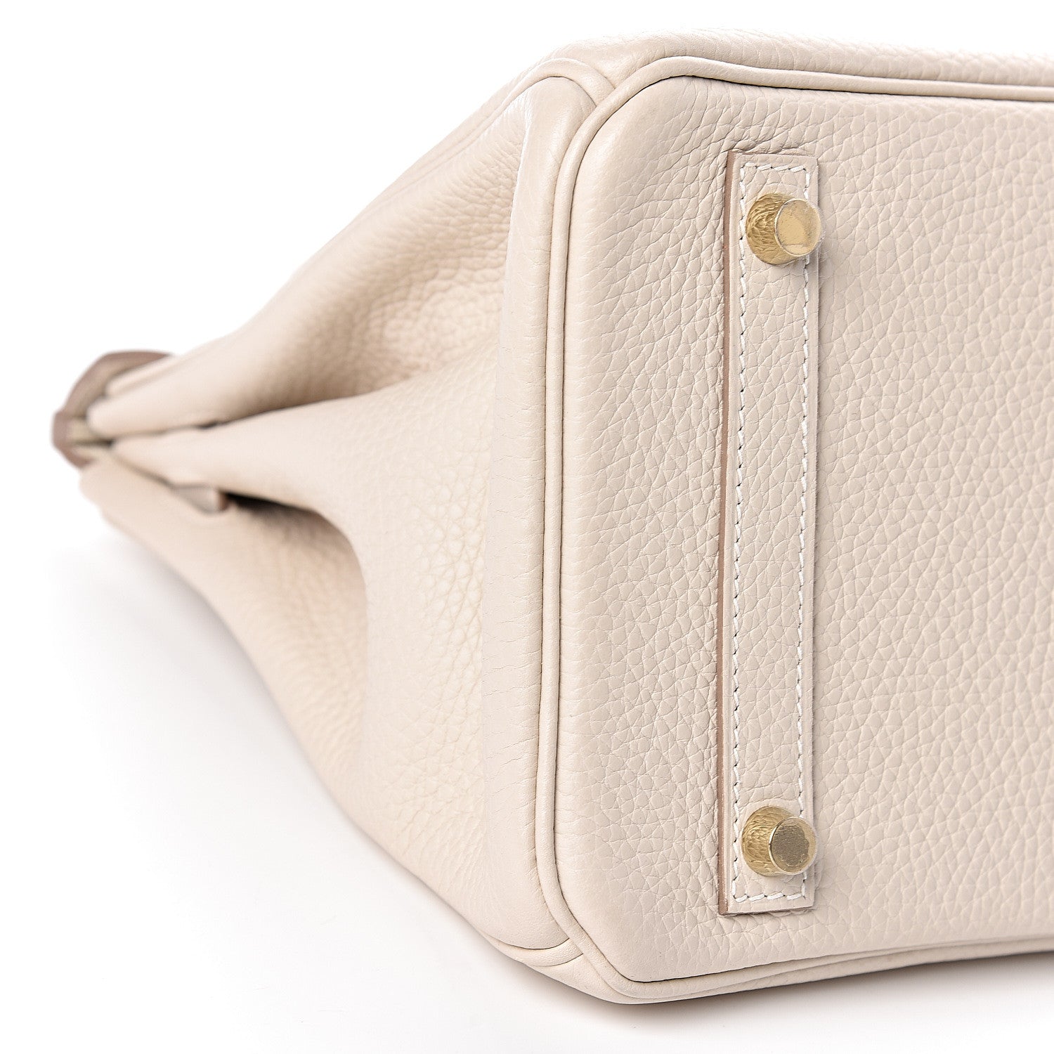 Hermes Taurillon Clemence Birkin 30 Craie 35 of 38
