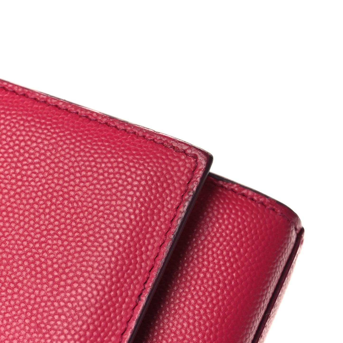 Grain De Poudre Medium Monogram Kate Satchel Lipstick Fuchsia