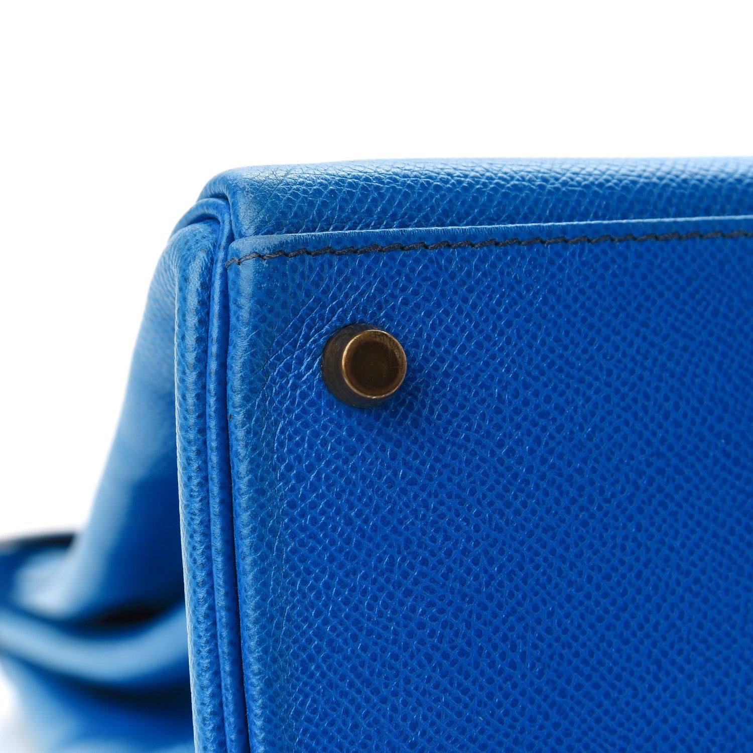 Hermes Courchevel Kelly Retourne 32 Bleu France 18 of 18