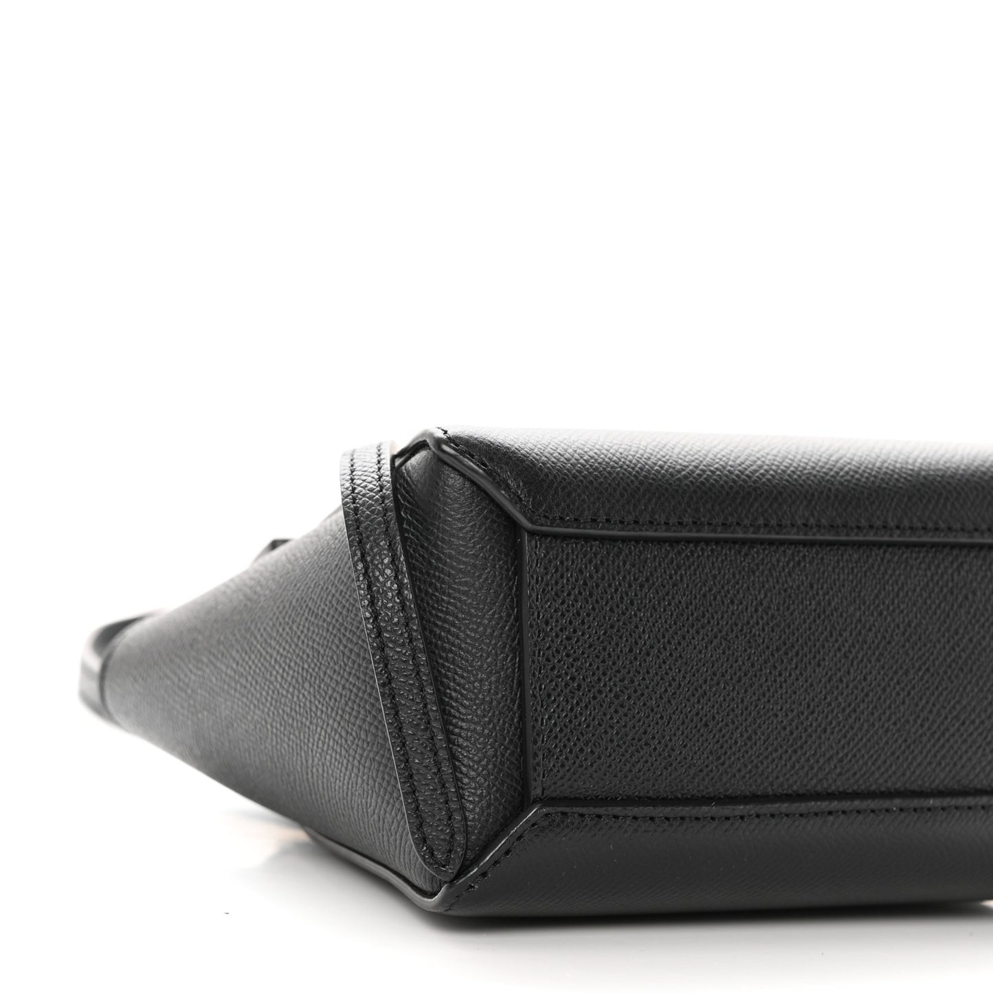 Grained Calfskin Pico Belt Bag Black