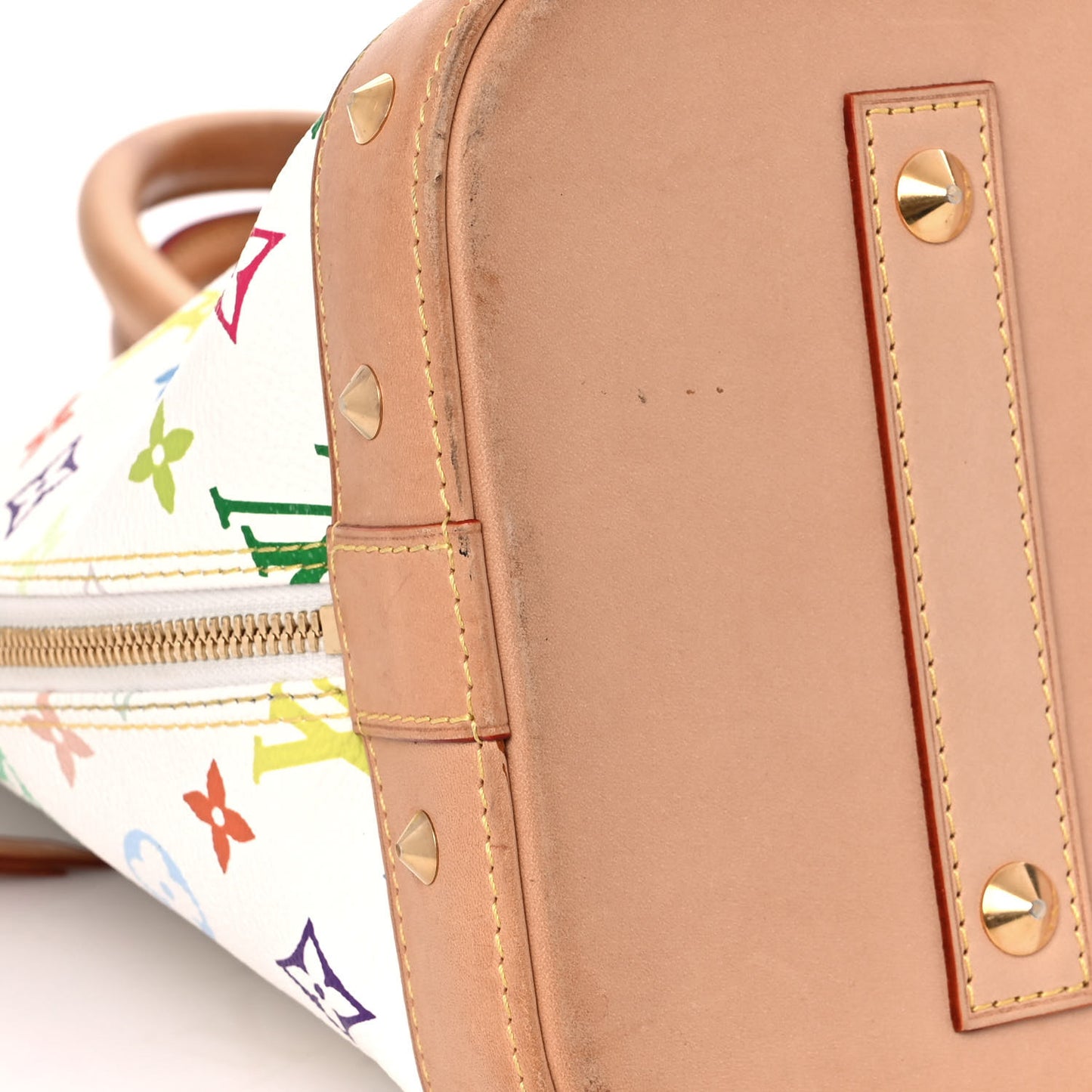 Monogram Multicolor Alma GM White