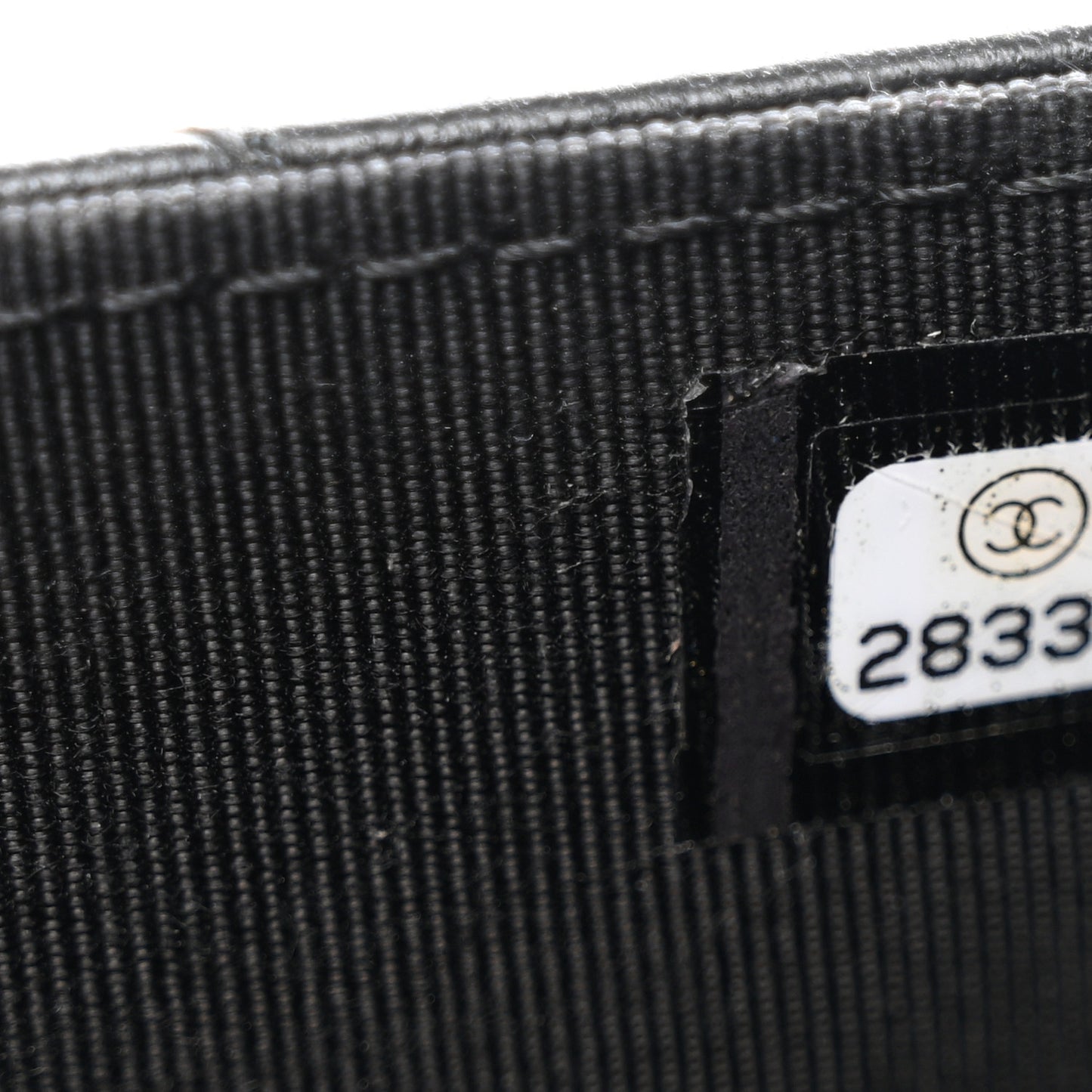 Lambskin Quilted Wallet On Chain WOC Black