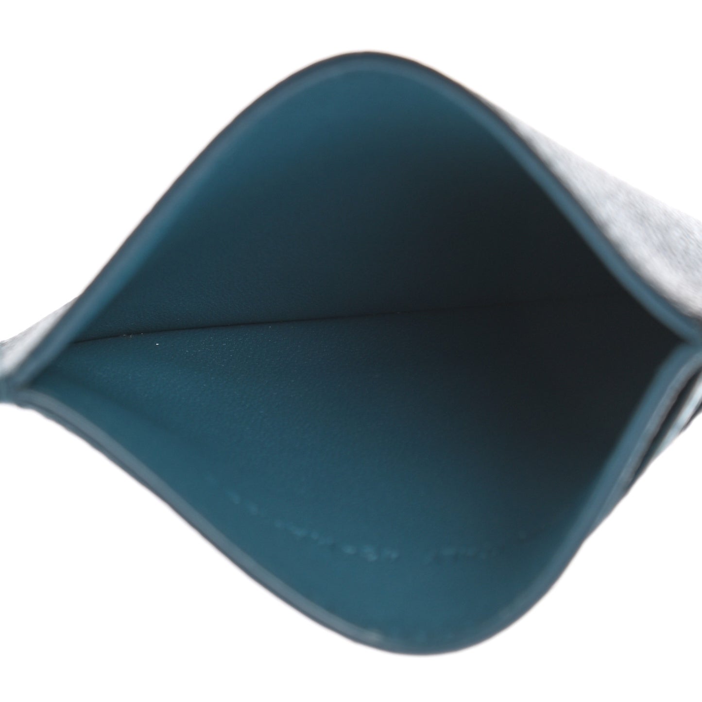 Grained Calfskin 30 Montaigne Card Holder Blue