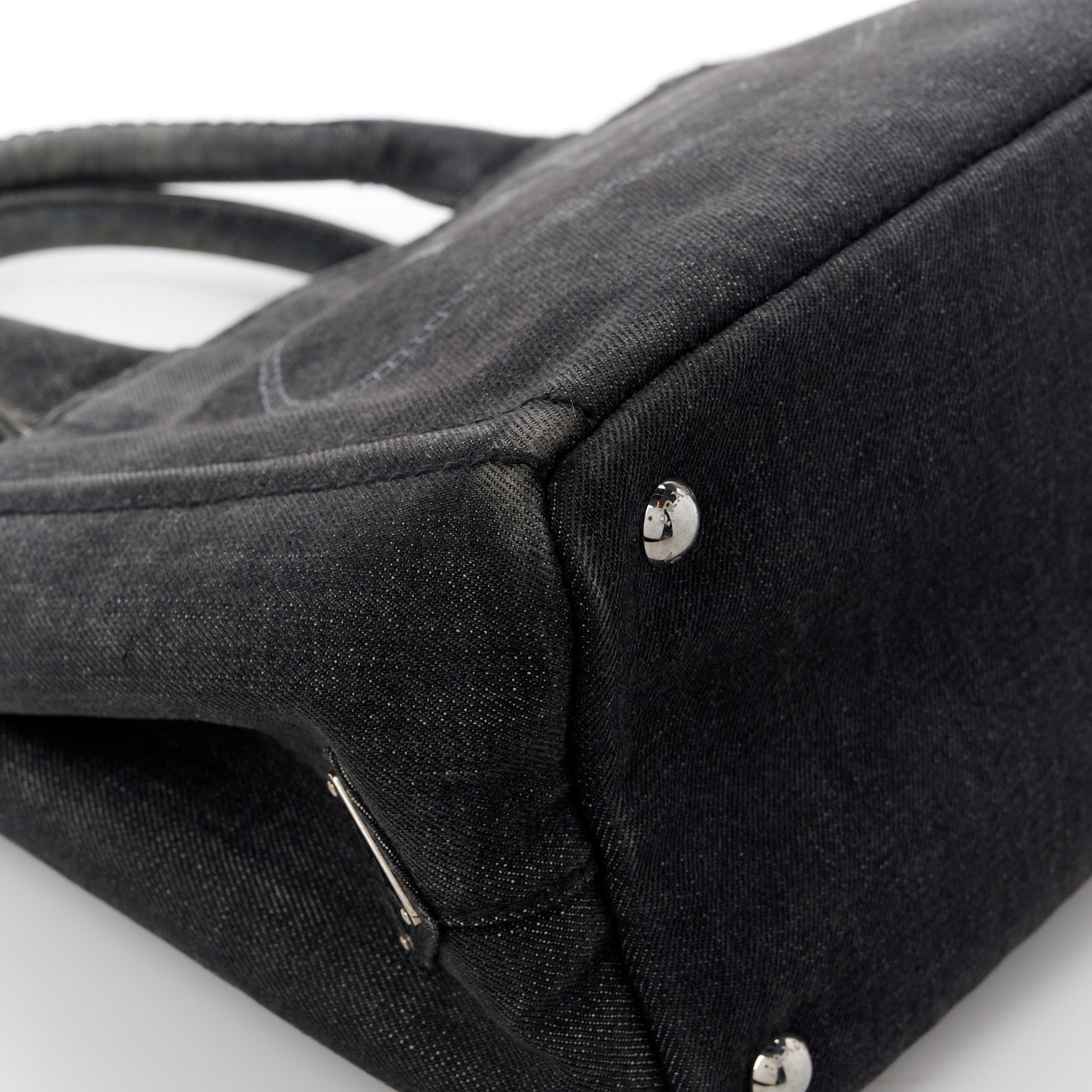Prada Canapa Small Logo Tote Black 14 of 16