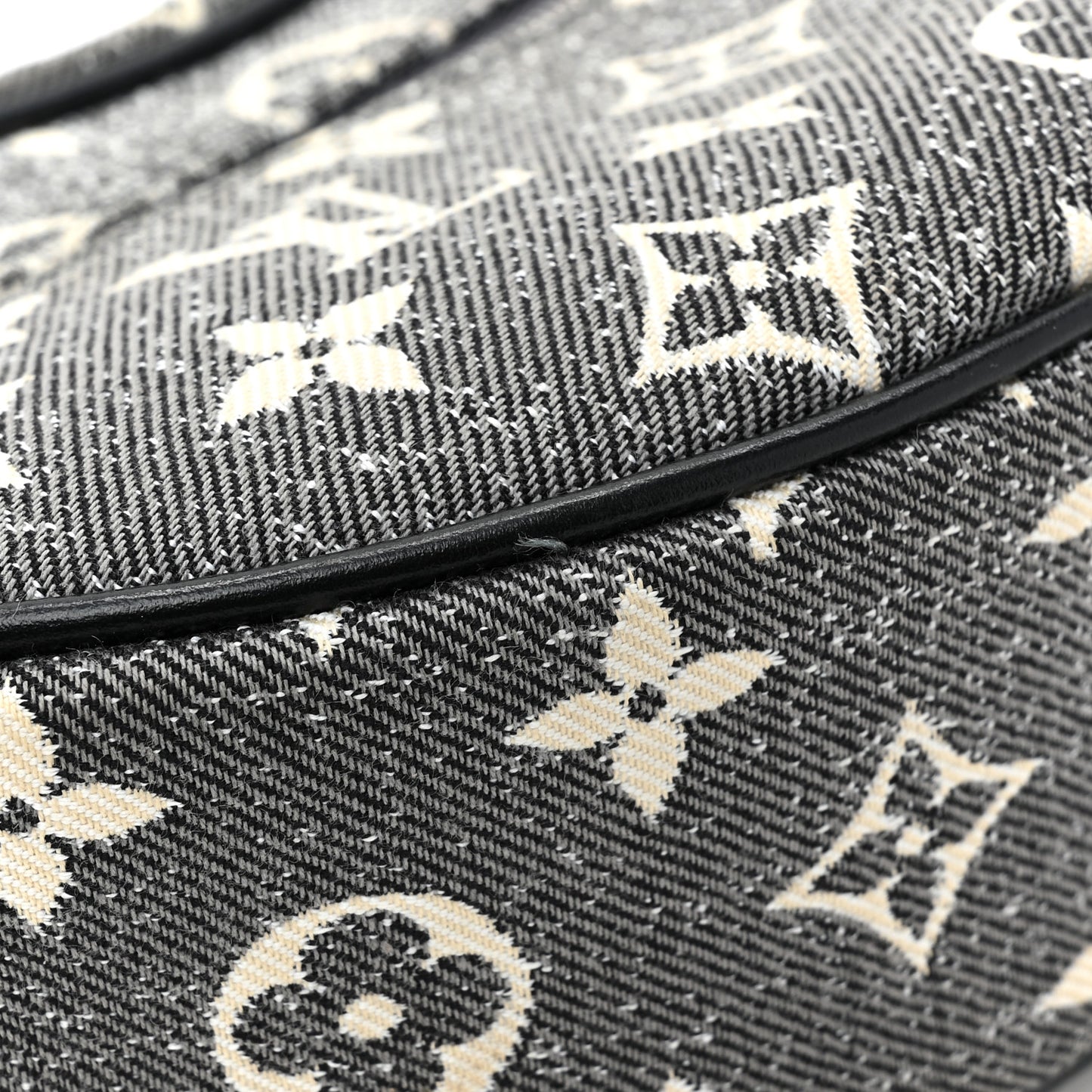 Monogram Jacquard Denim Loop Black
