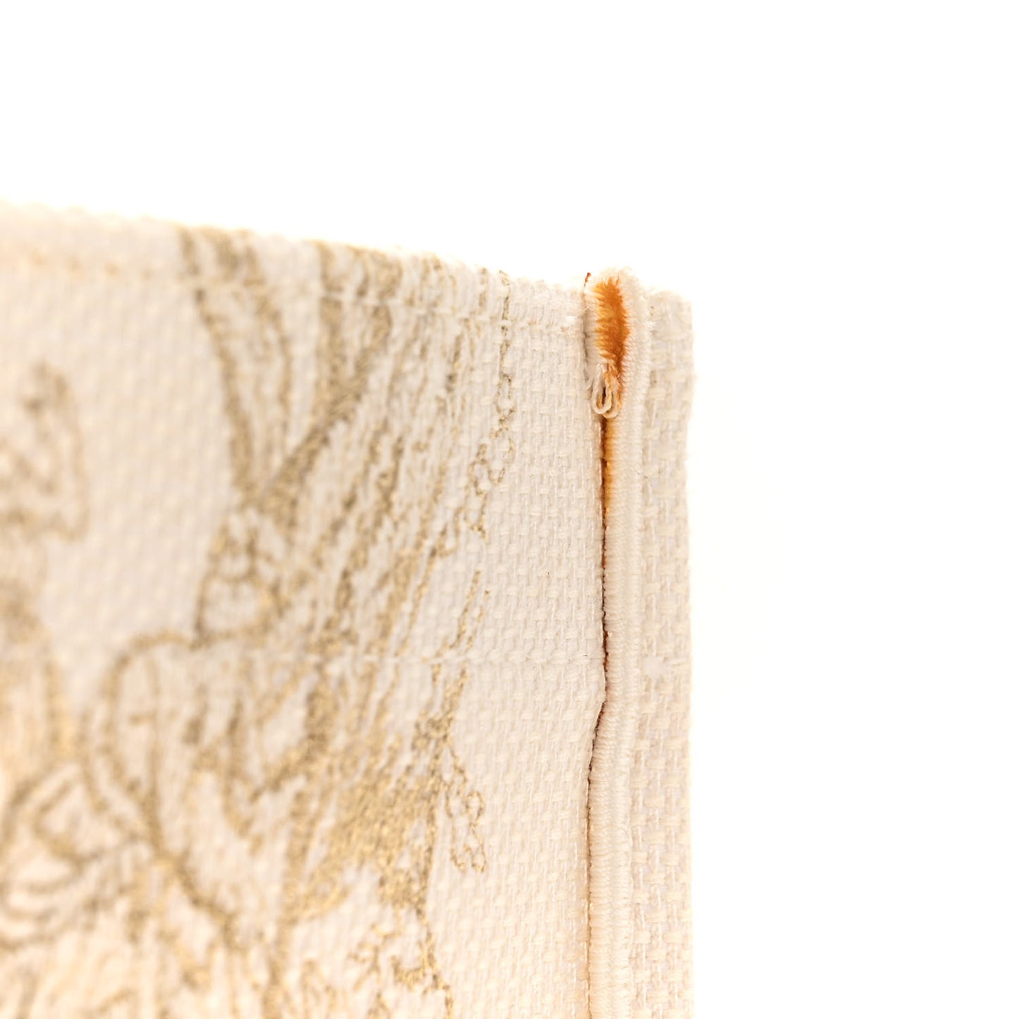 Canvas Embroidered Large Around The World Book Tote Gold