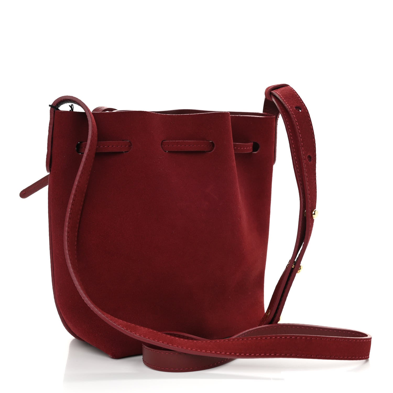 Mansur Gavriel Suede Mini Bucket Bag Rococo 3 of 8