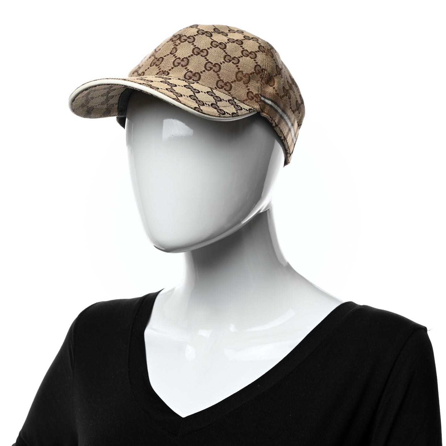 Monogram Web Baseball Hat M Beige