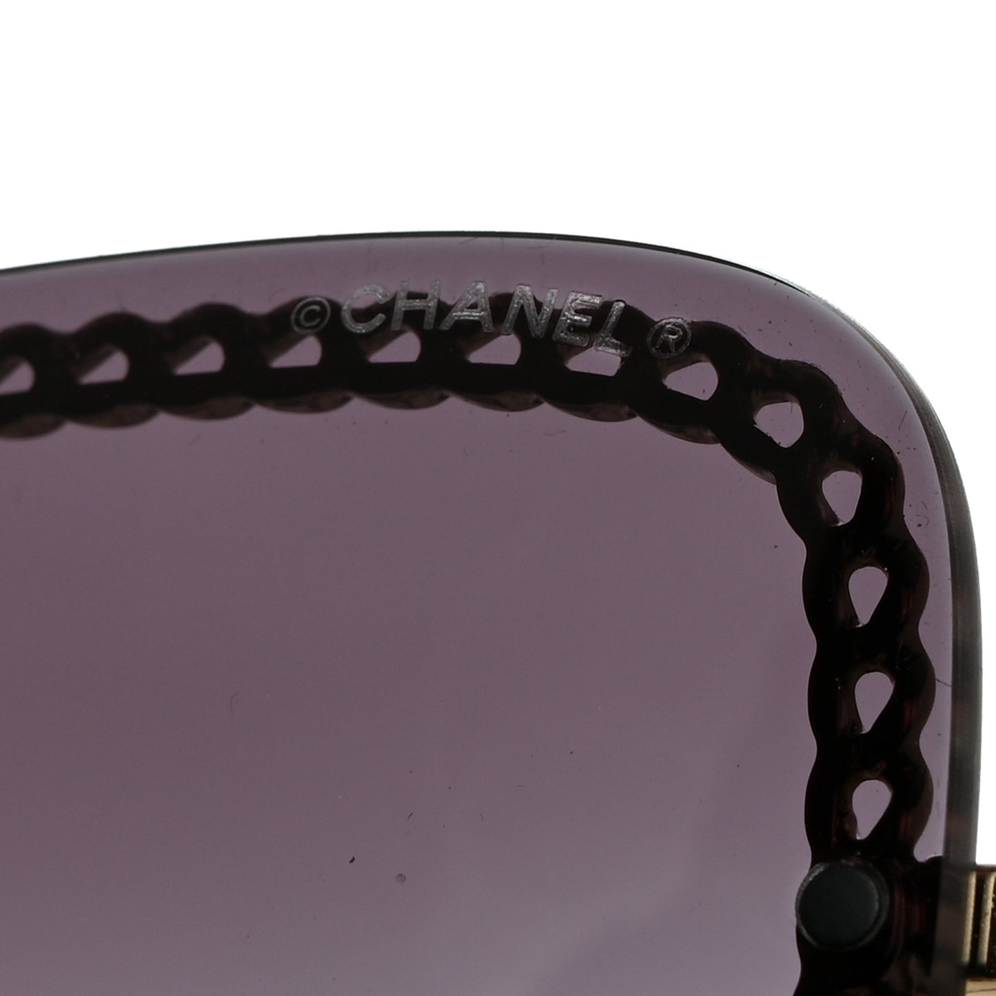 Square Removable Chain Sunglasses 4244 Black