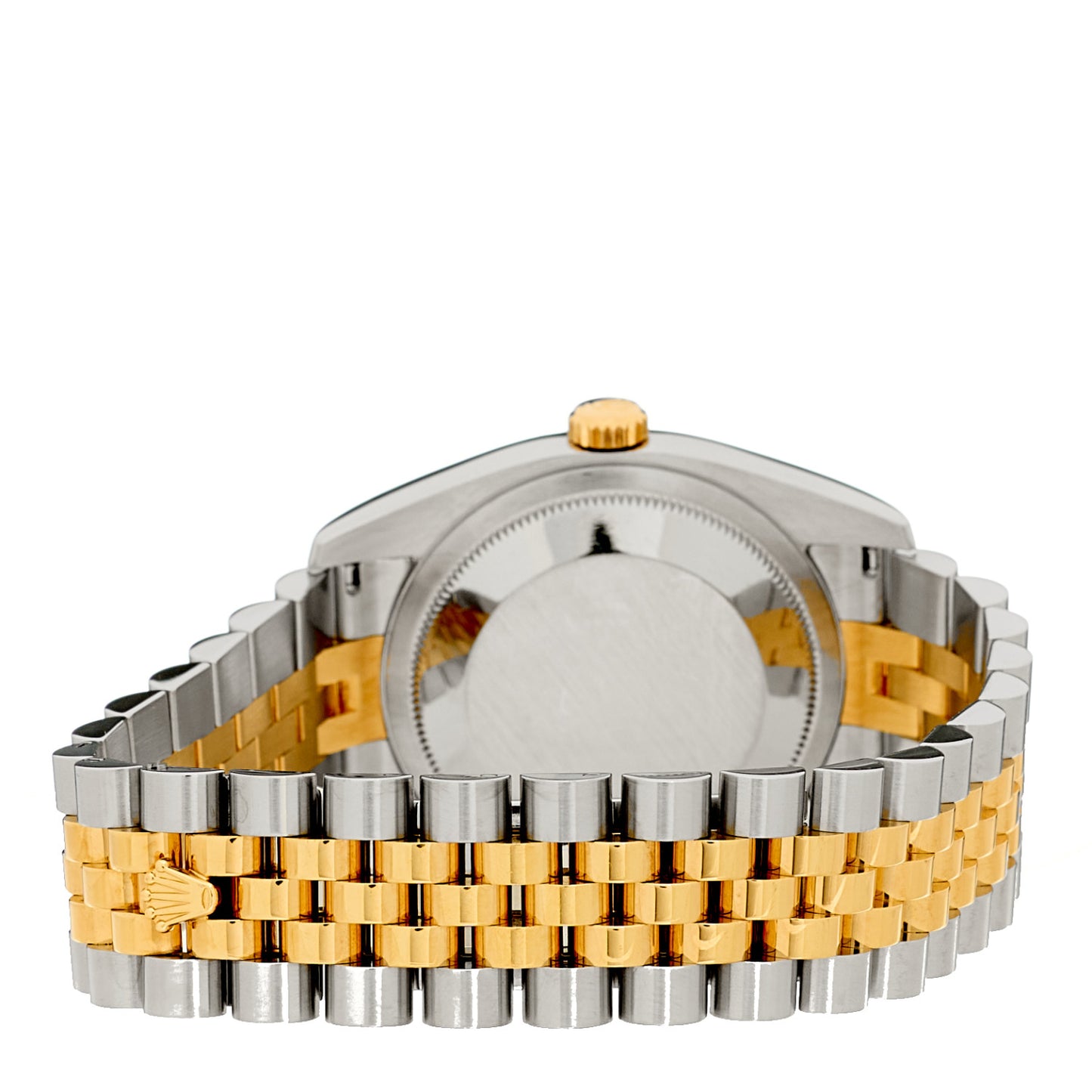 Stainless Steel 18K Yellow Gold 36mm Oyster Perpetual Datejust Watch Champagne 116233