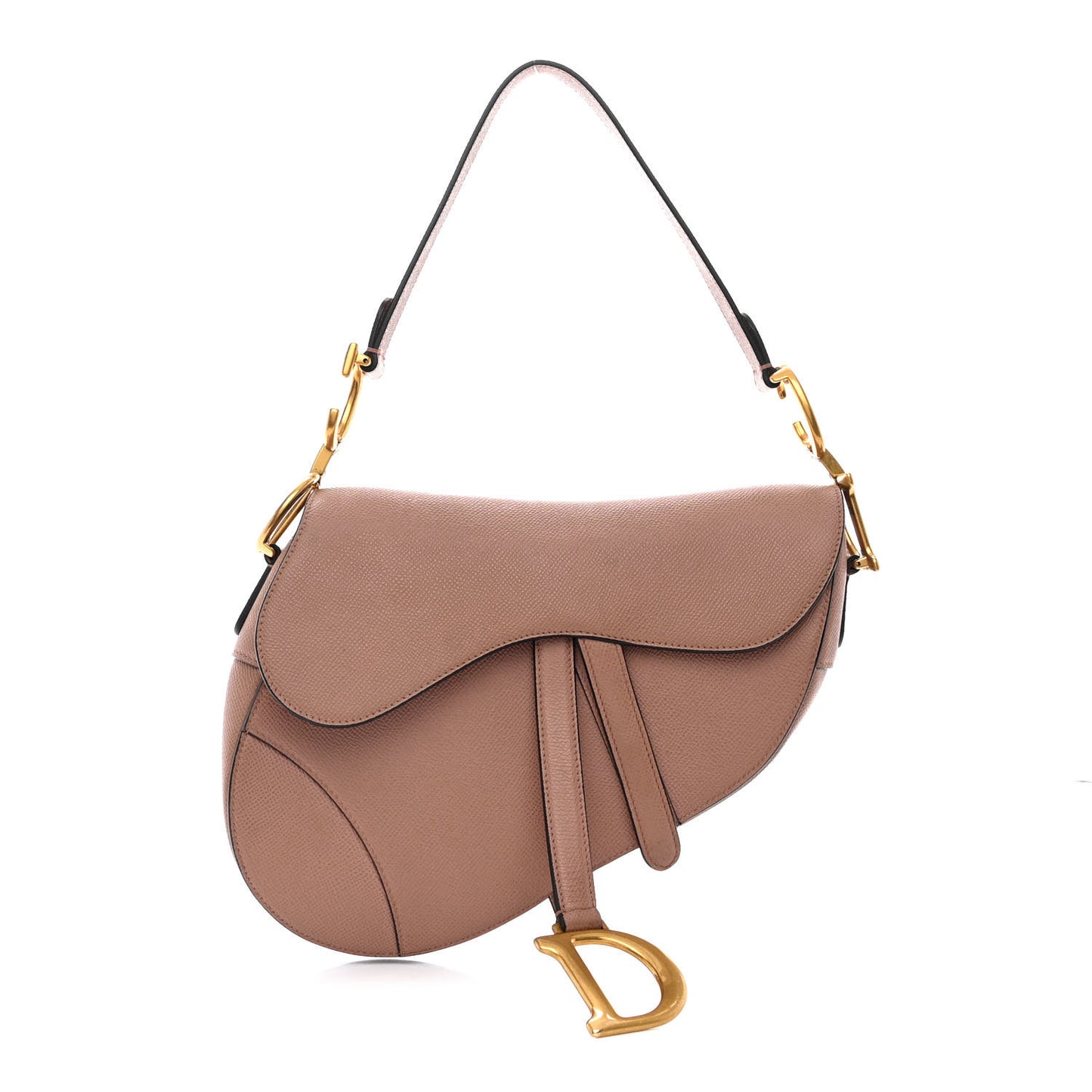 Grained Calfskin Saddle Bag Fard