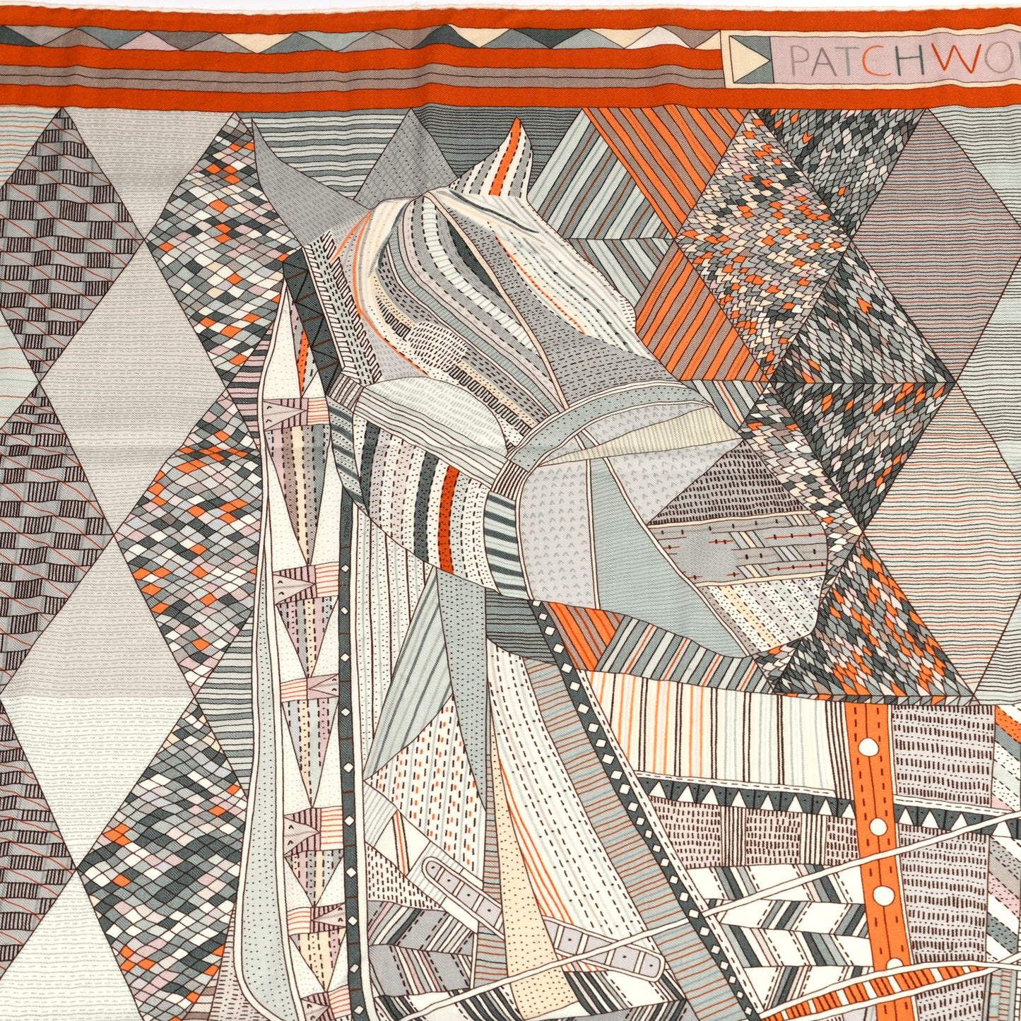 Cashmere Silk Patchwork Horse Shawl 140