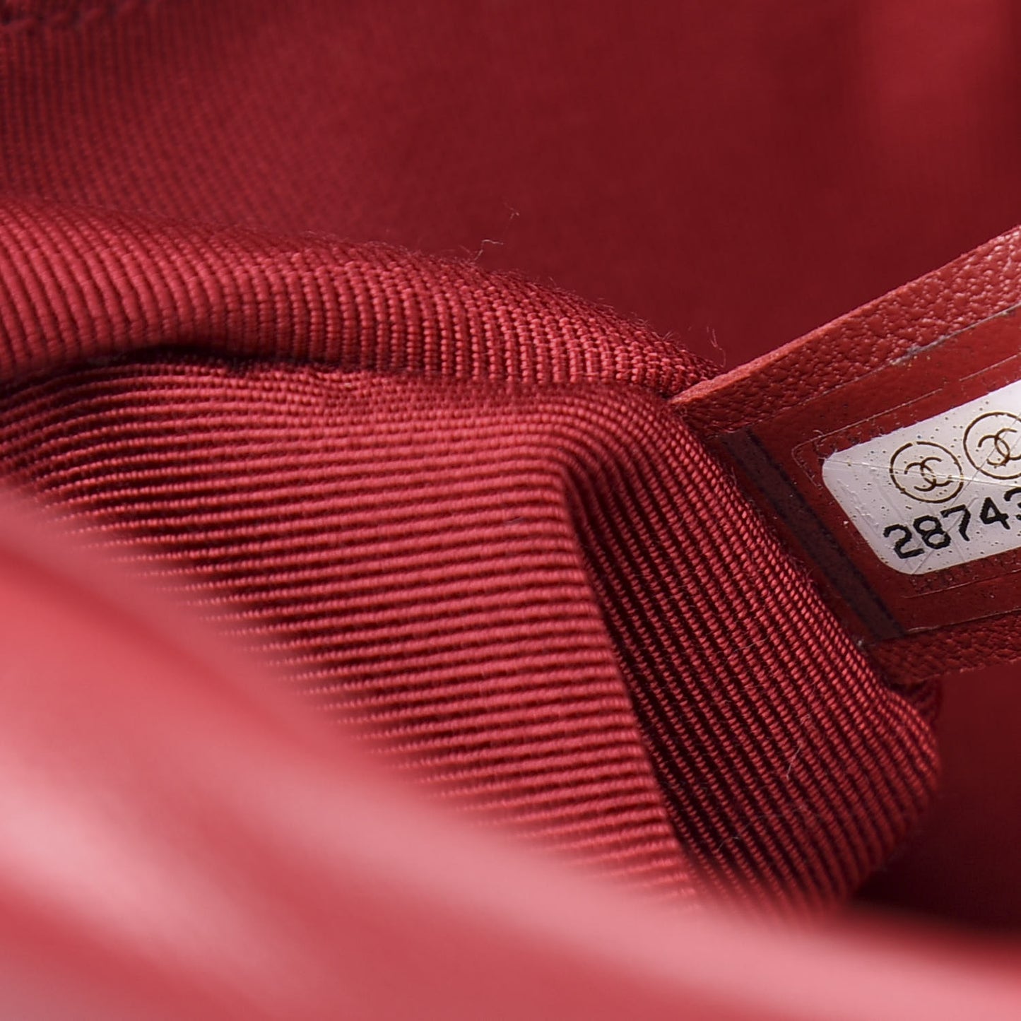 Lambskin Quilted Large 19 Flap Red