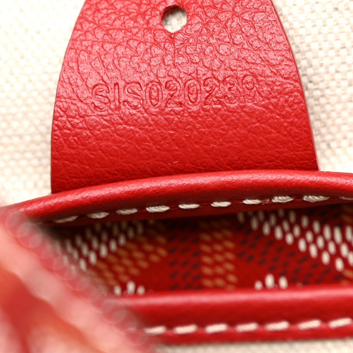 Goyard Goyardine Artois PM Red 7 of 10
