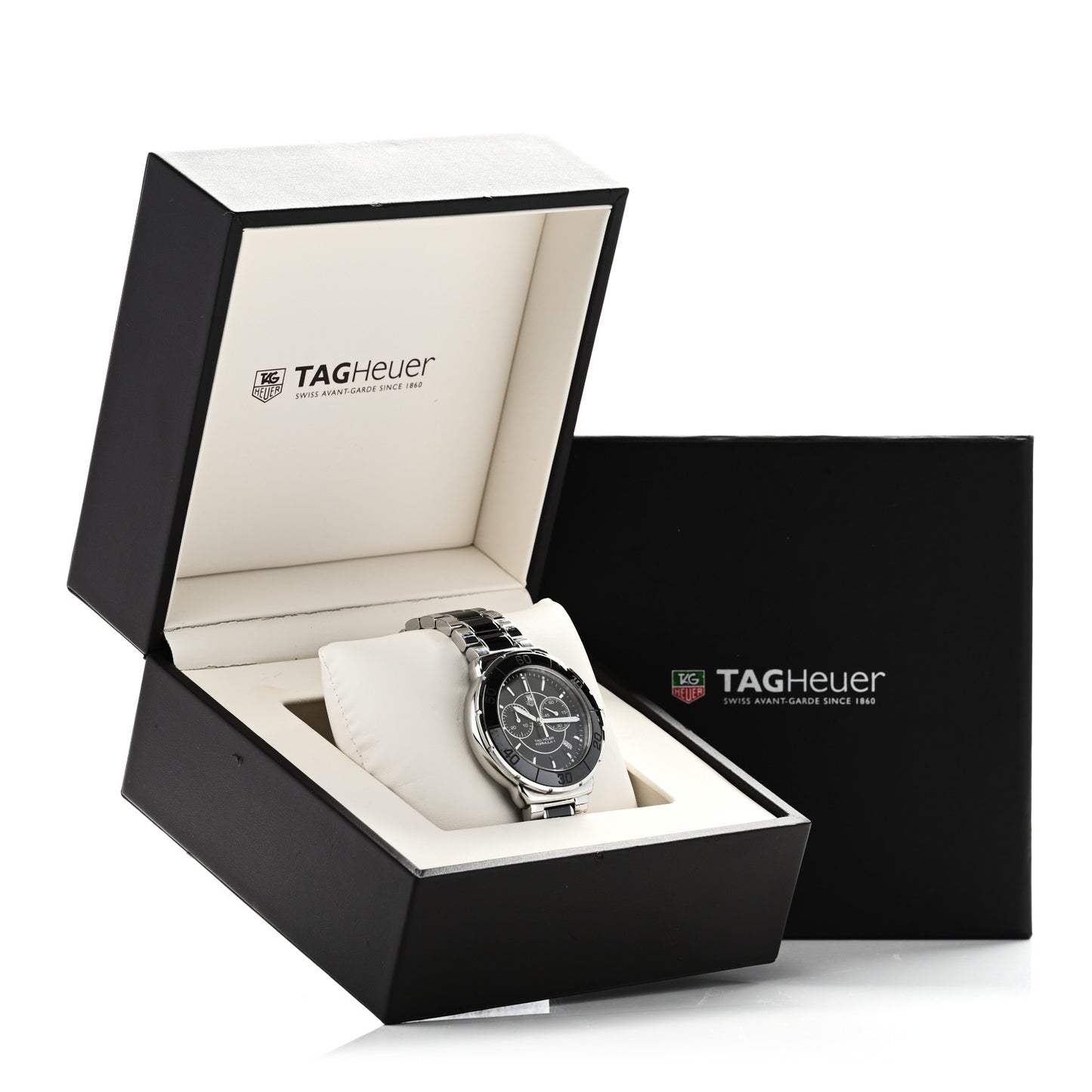 Stainless Steel Ceramic 41mm Formula 1 Lady Quartz Watch Black CAH1210