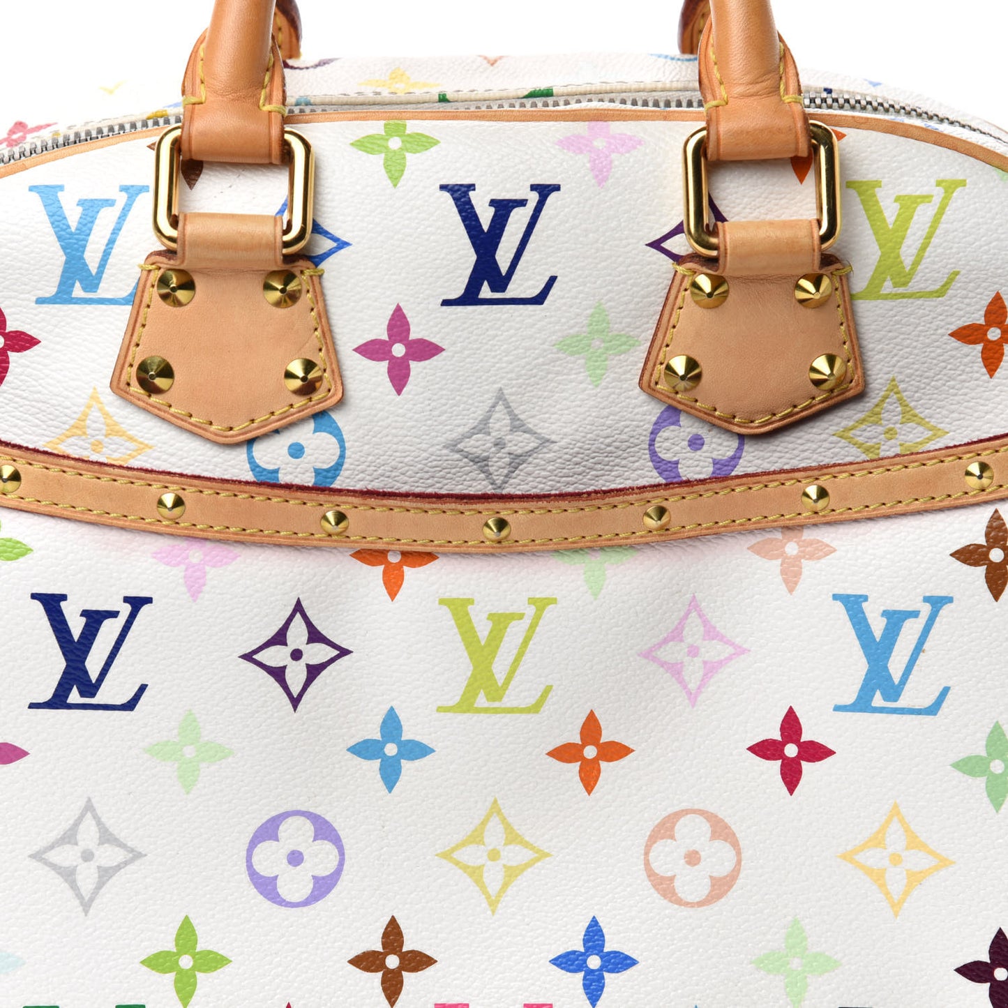 Monogram Multicolor Trouville White