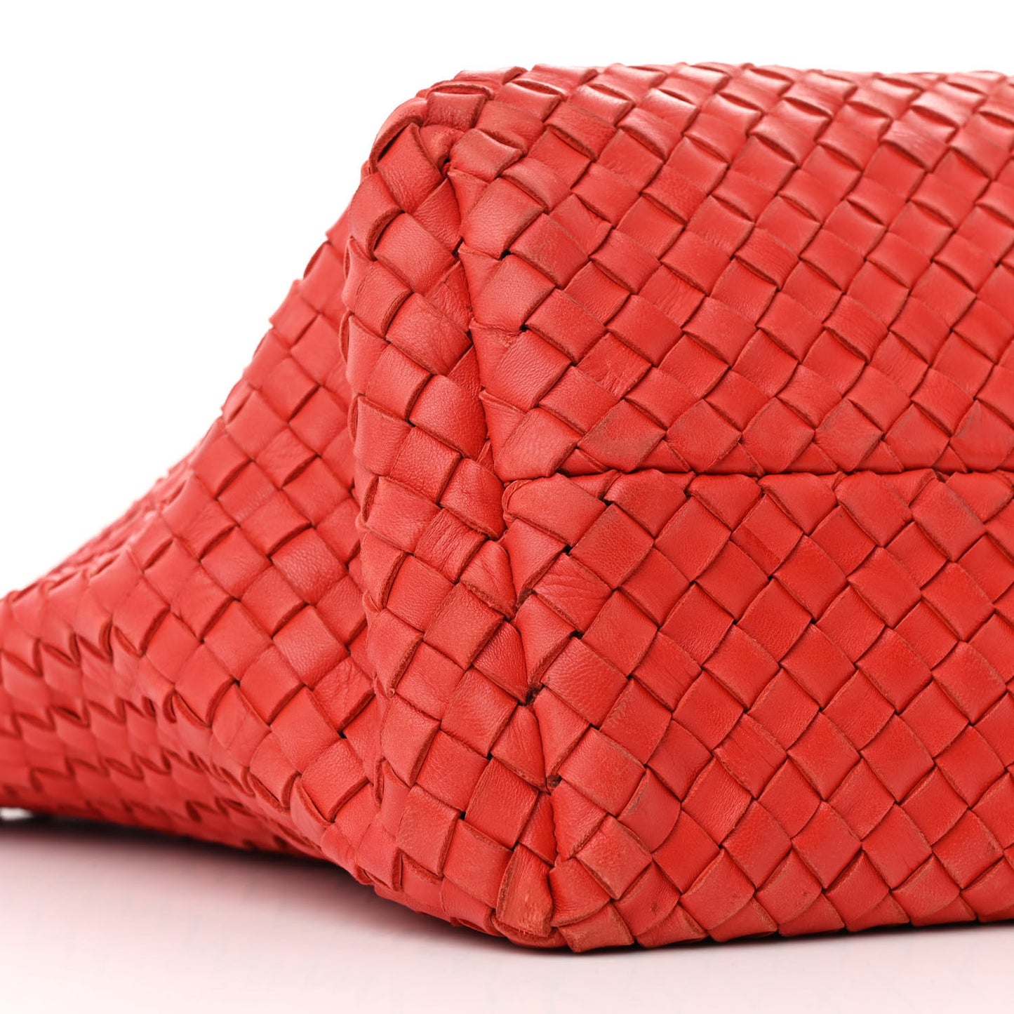 Nappa Intrecciato Mini Cabat Red
