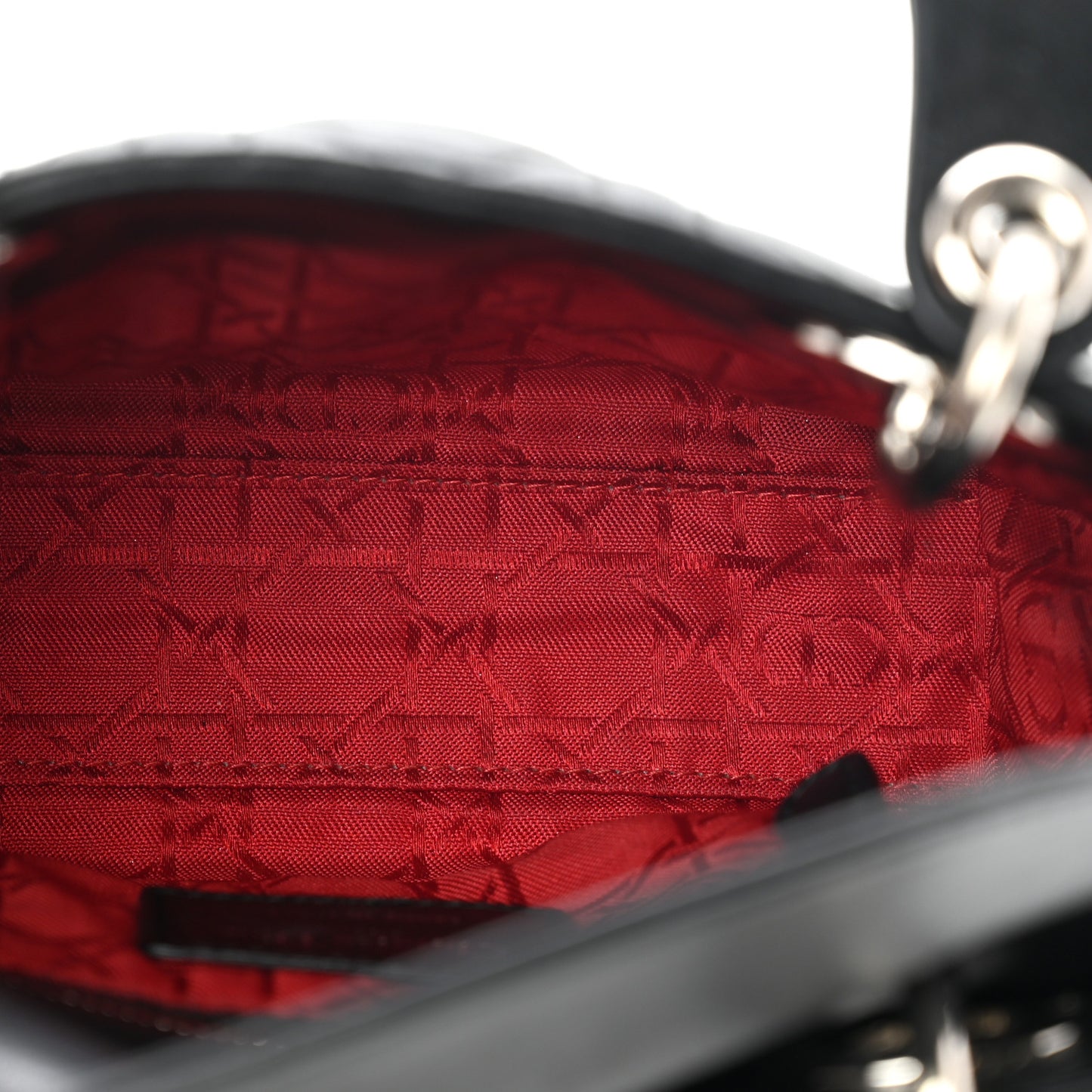 Lambskin Cannage Mini Lady Dior Black