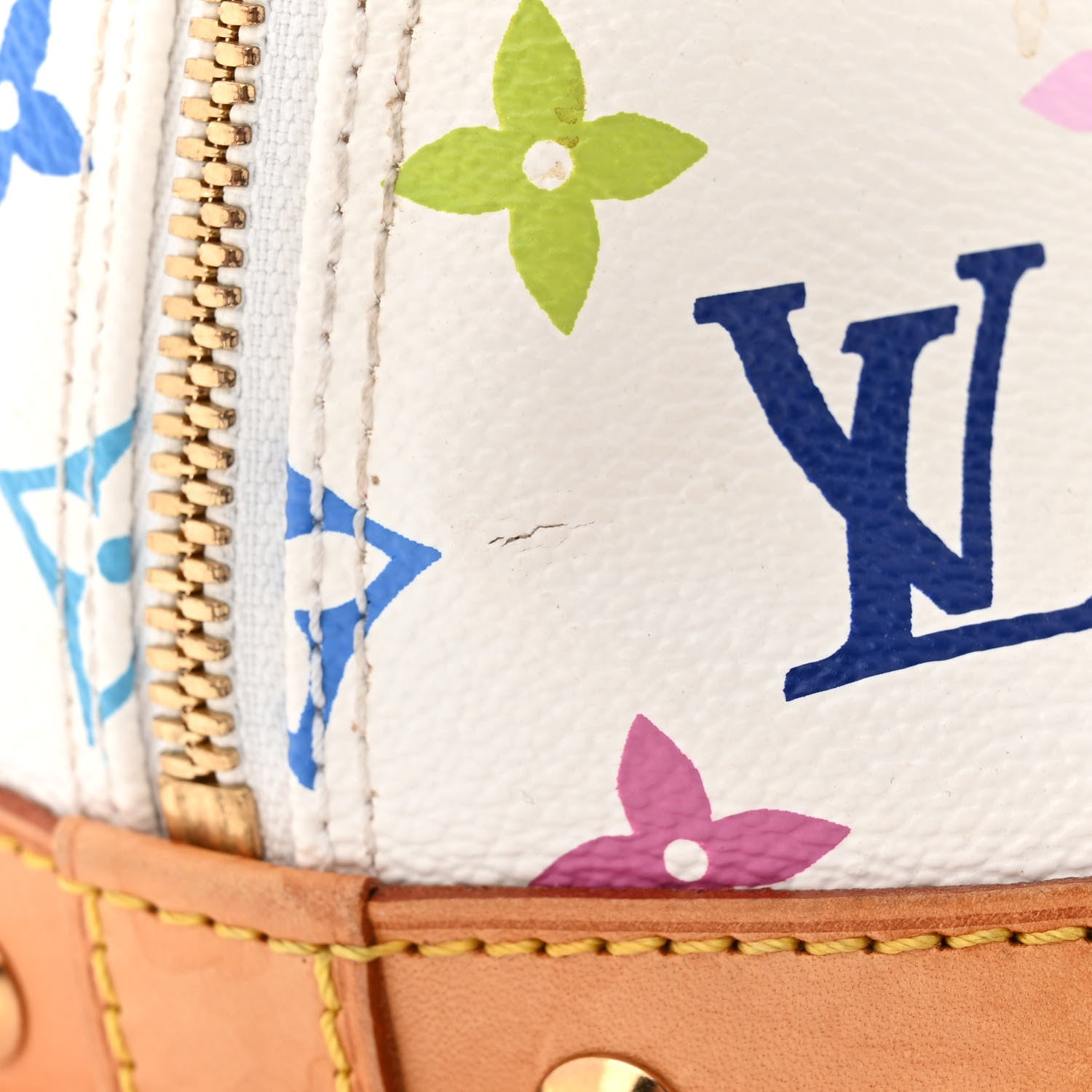 Louis Vuitton Monogram Multicolor Alma White 11 of 11