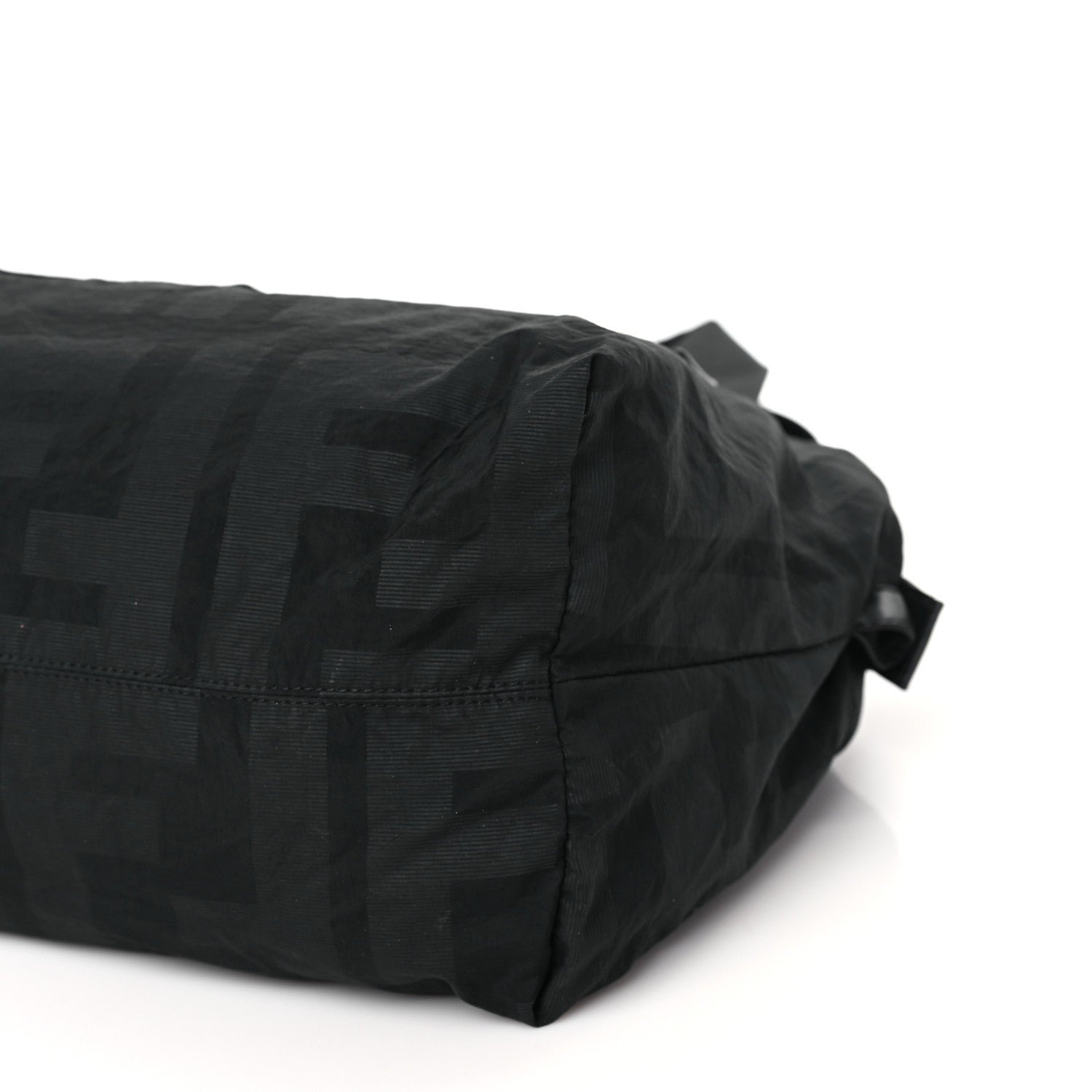 Fendi Nylon FF Shoulder Bag Black 9 of 11