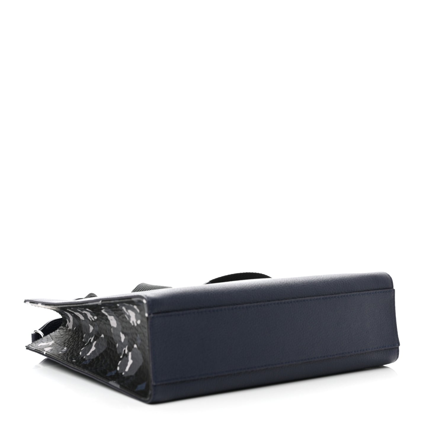 Calfskin Small Portuna Tote Black