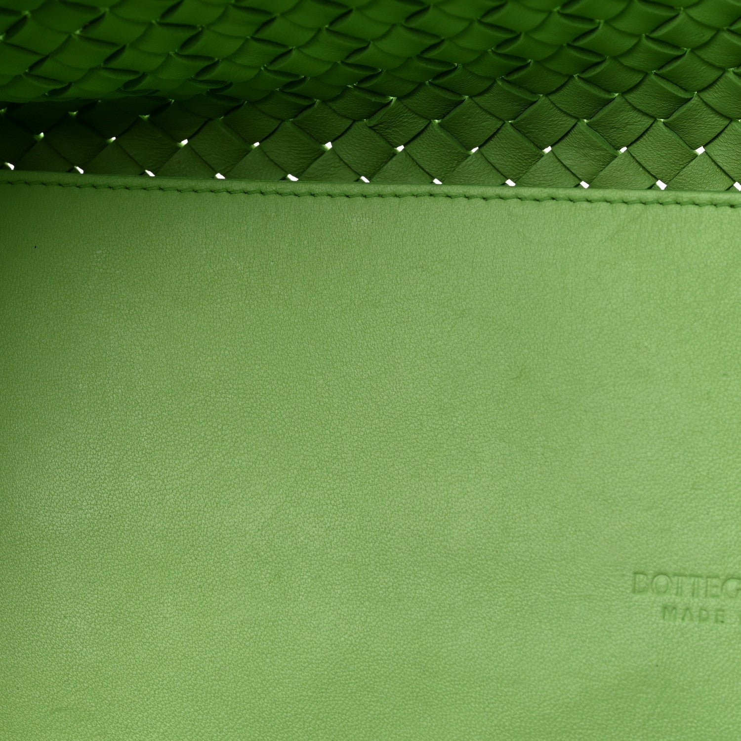 Bottega Veneta Nappa Intrecciato Tote Bag Green 10 of 15
