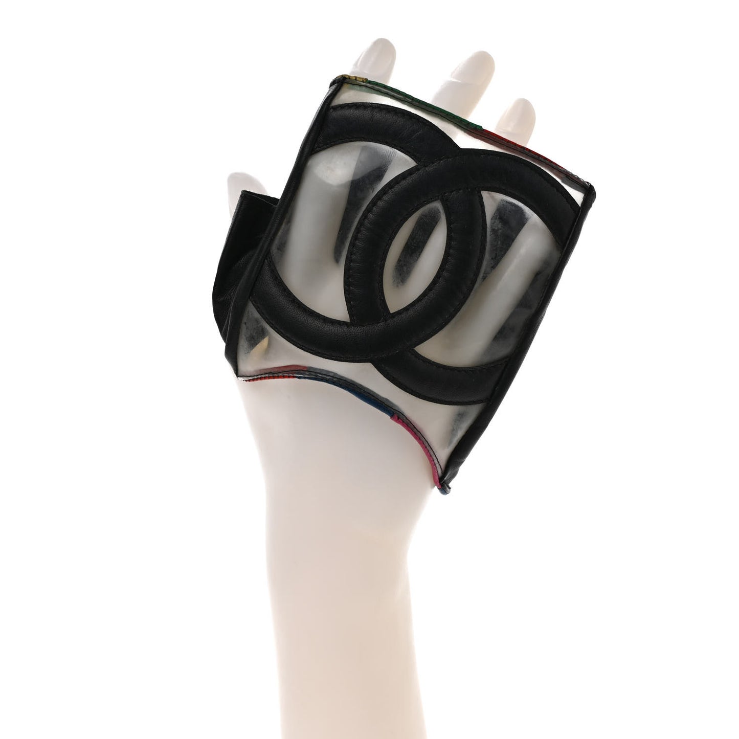 Lambskin PVC CC Gloves 7.5 Black Multi