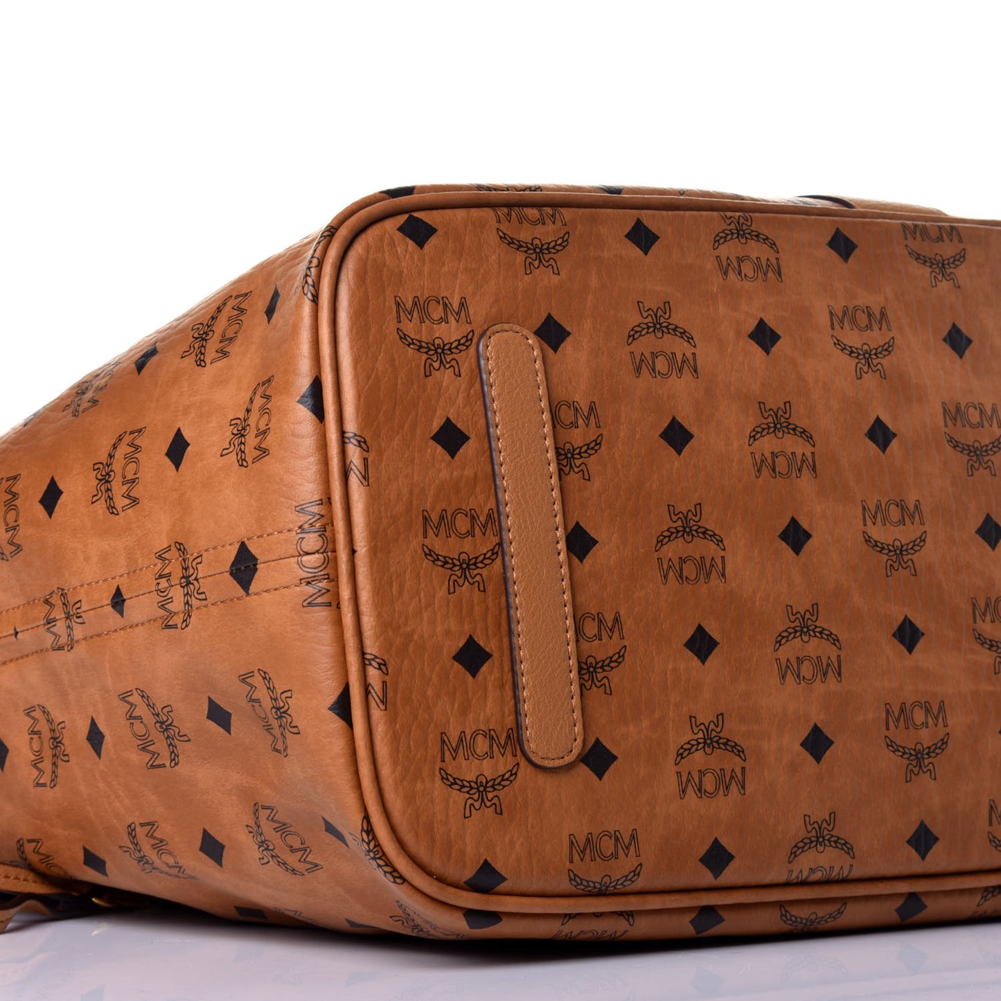 Visetos Large Liz Reversible Shopper Tote Cognac