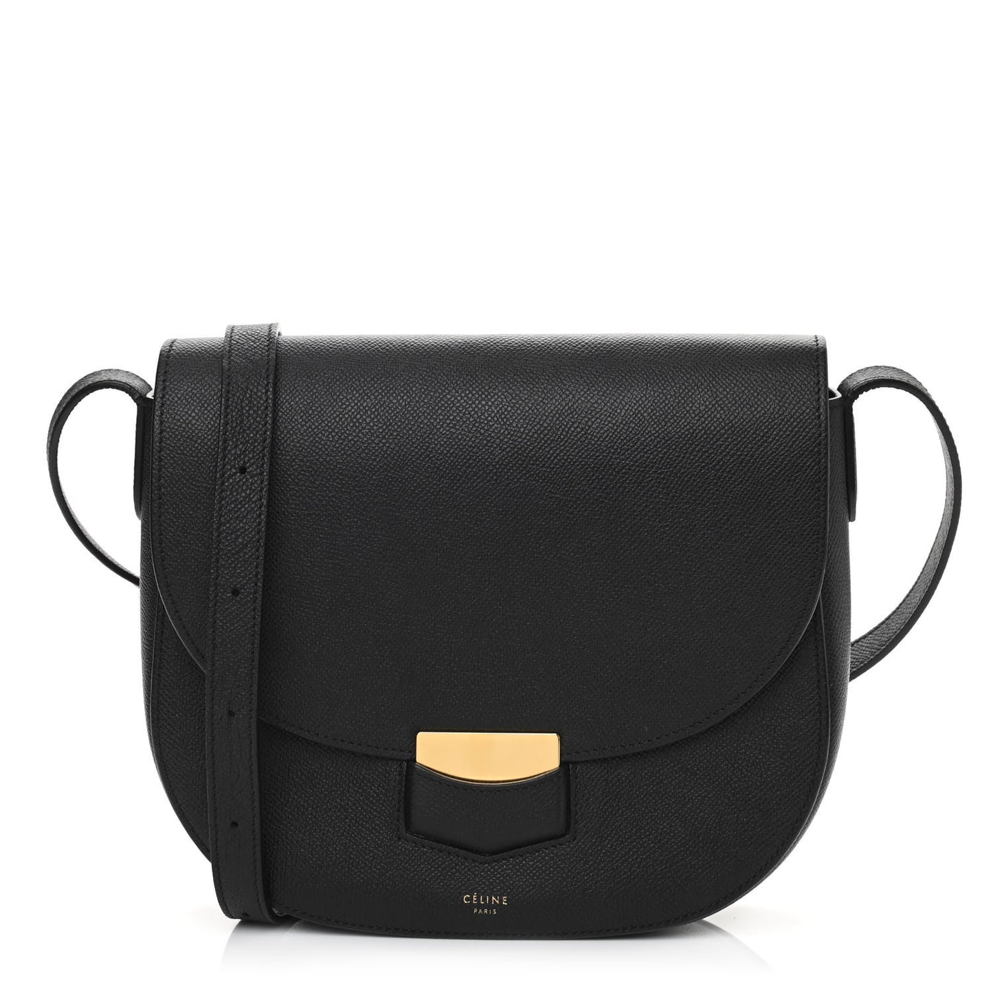 Grained Calfskin Compact Trotteur Black