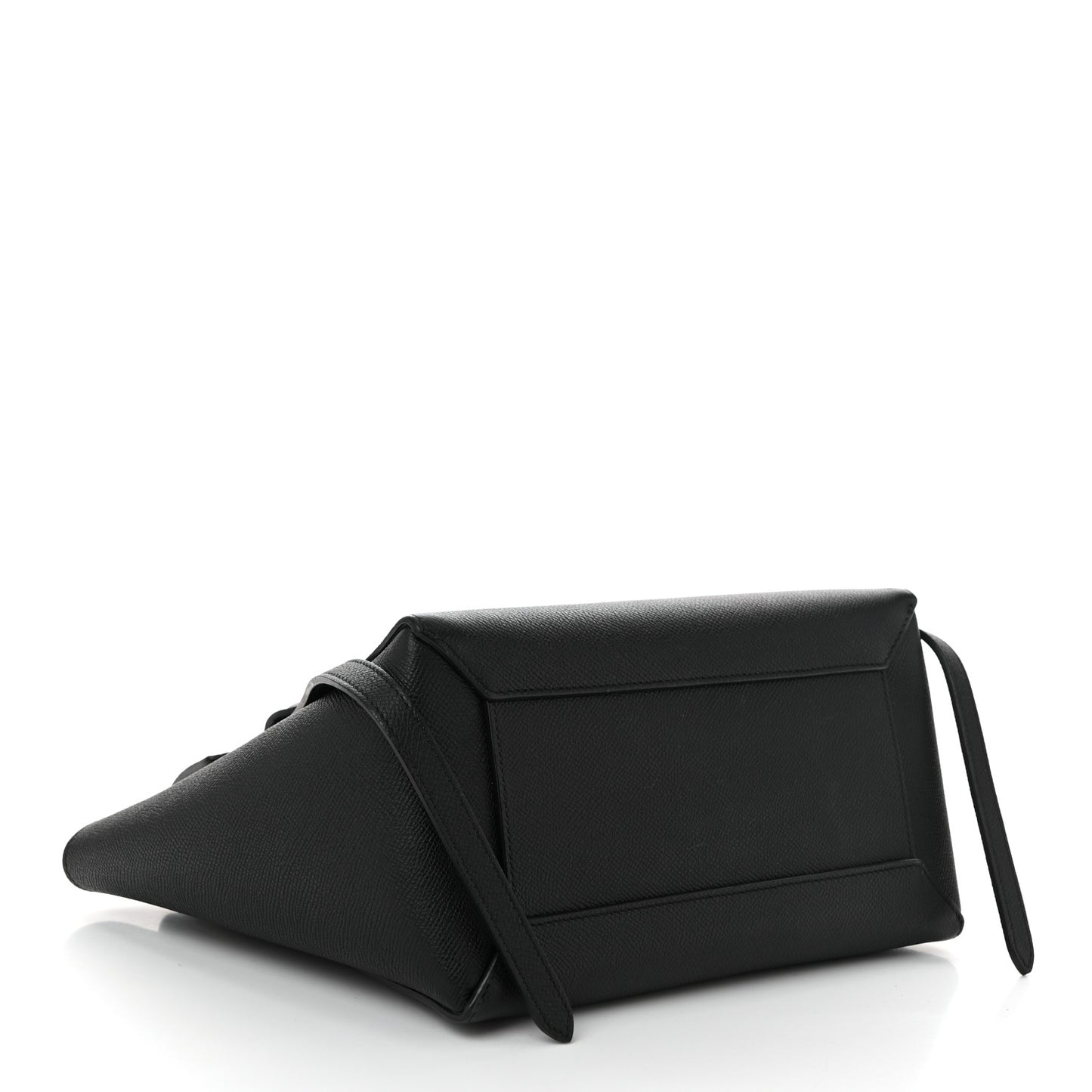 Grained Calfskin Micro Belt Bag Black