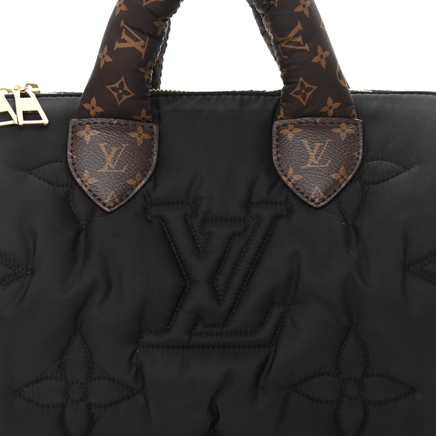 Econyl Mini Monogram Pillow Speedy Bandouliere 25 Black