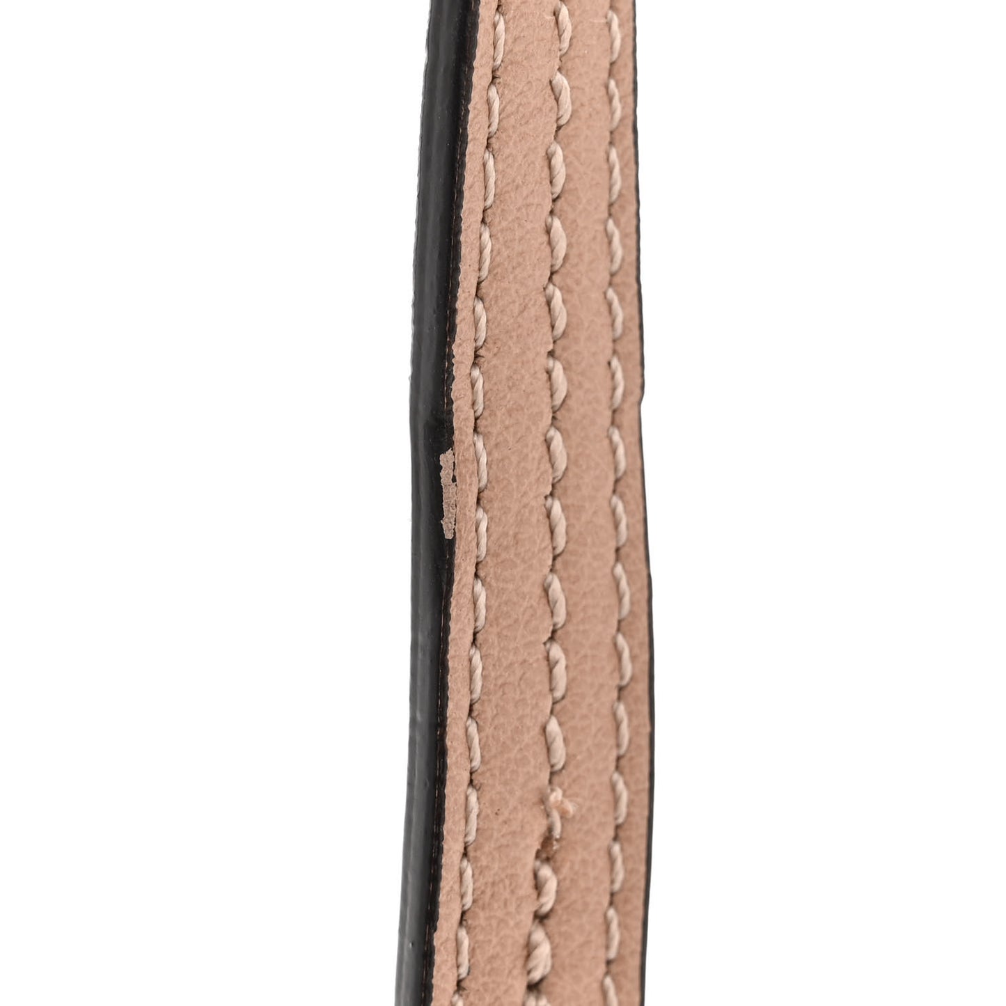 Calfskin Suede Small Nile Bracelet Bag Biscotti Beige