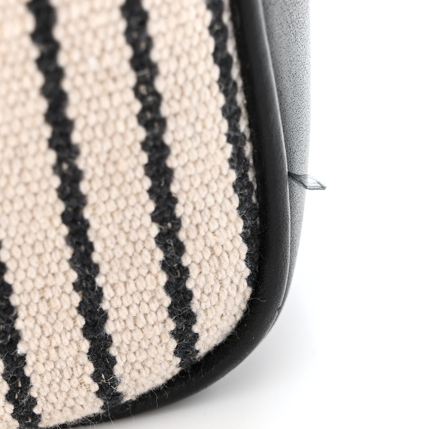 Saint Laurent Canvas Calfskin Monogram Lou Camera Bag Black Grey Cream 11 of 11