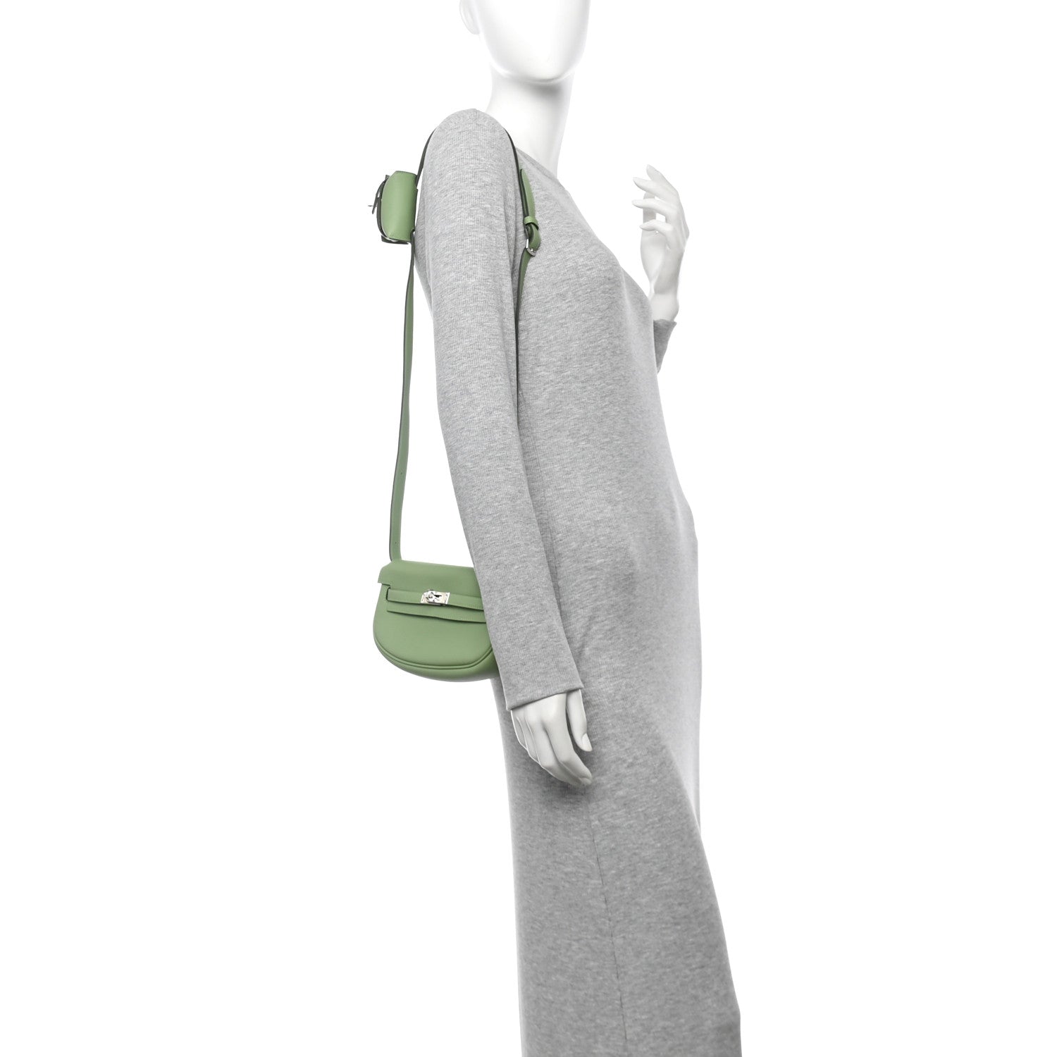 Hermes Swift Kelly Moove Vert Criquet 3 of 10
