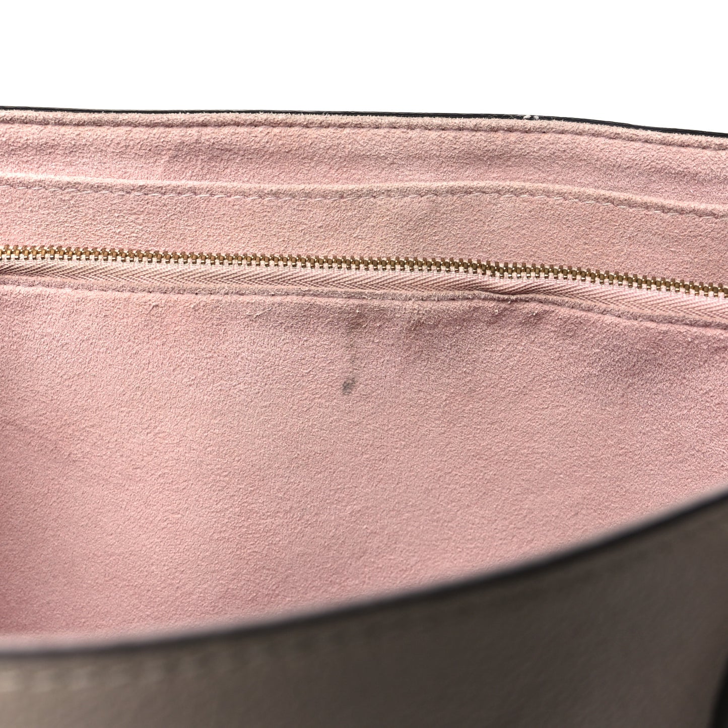 Grained Calfskin Lockme Shopper Greige