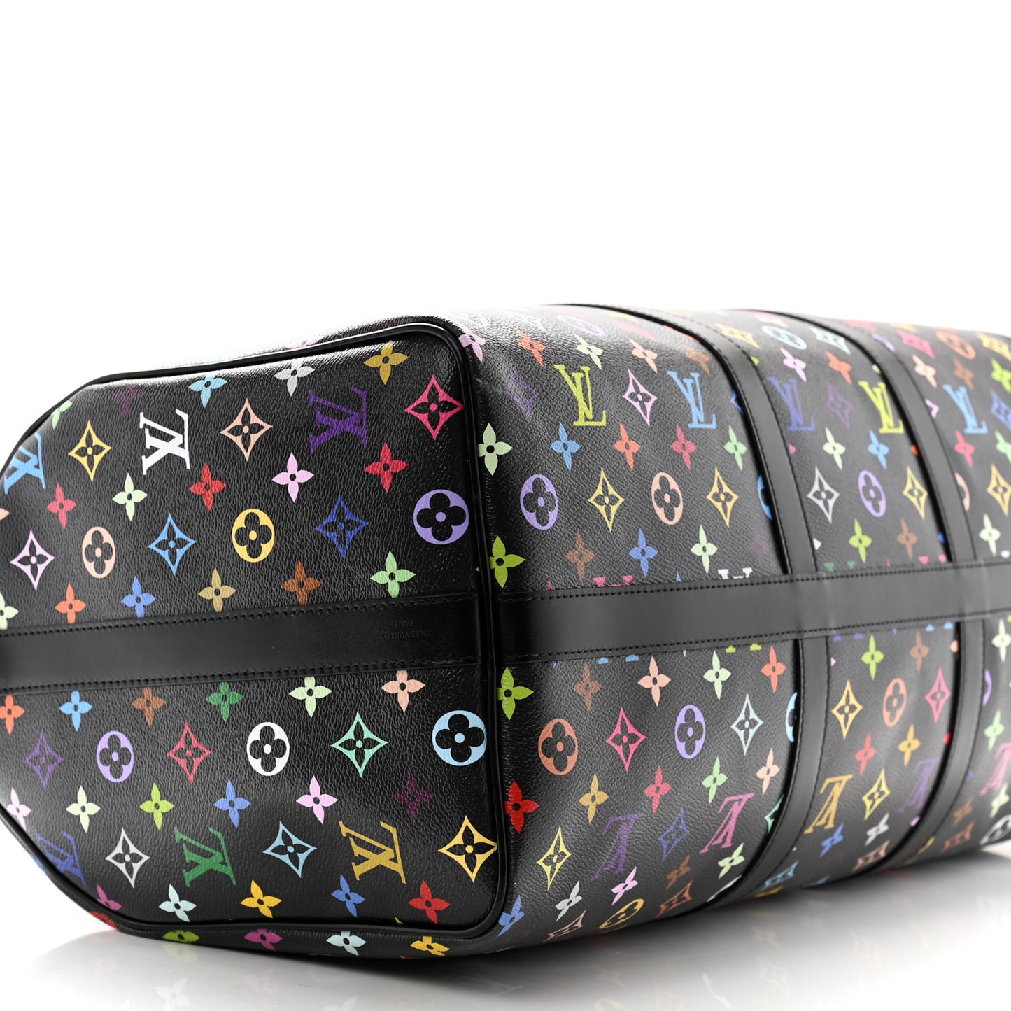 LV X TM Monogram Multicolor Keepall Bandouliere 50 Black