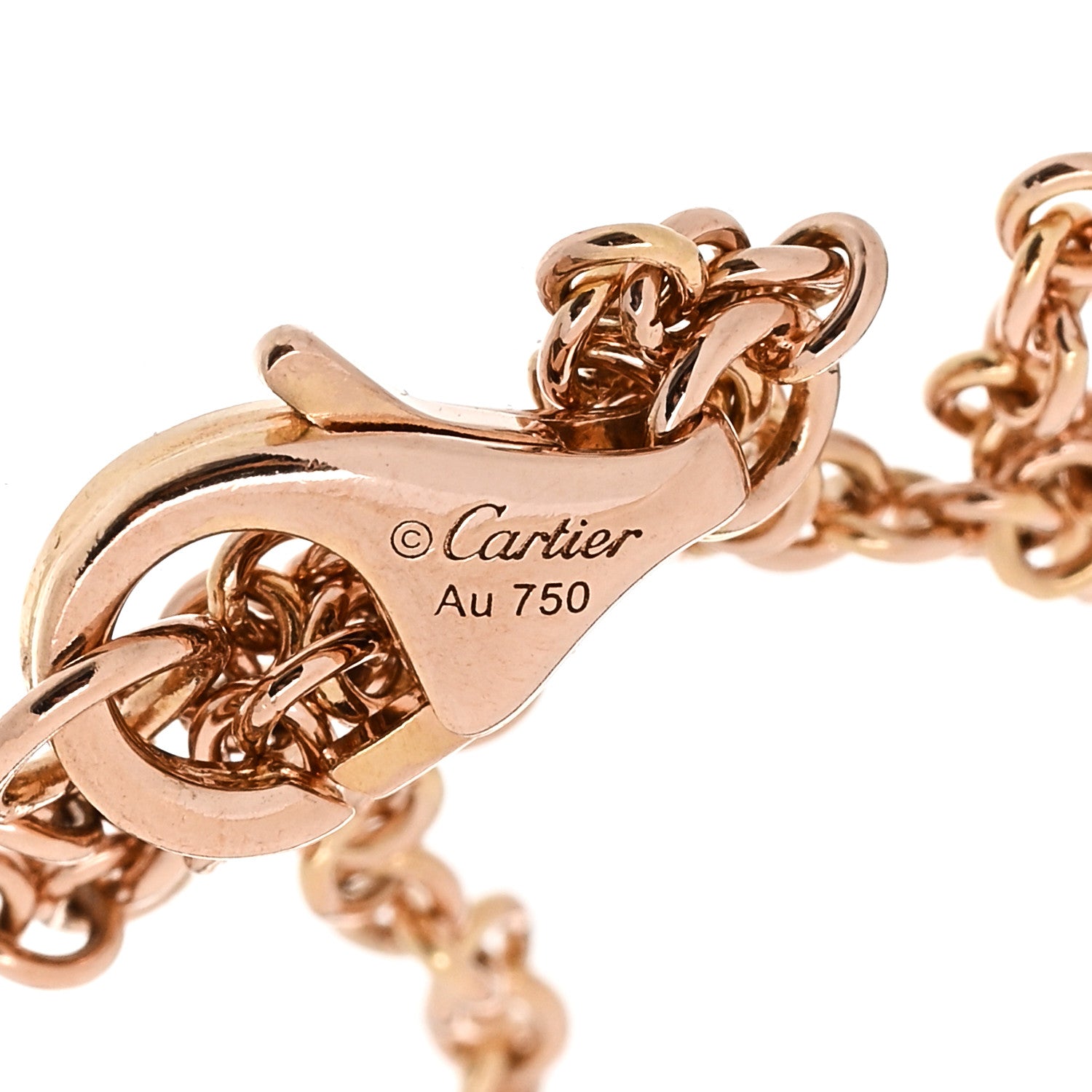 Cartier 18K Pink Gold Interlocking LOVE Bracelet 3 of 5
