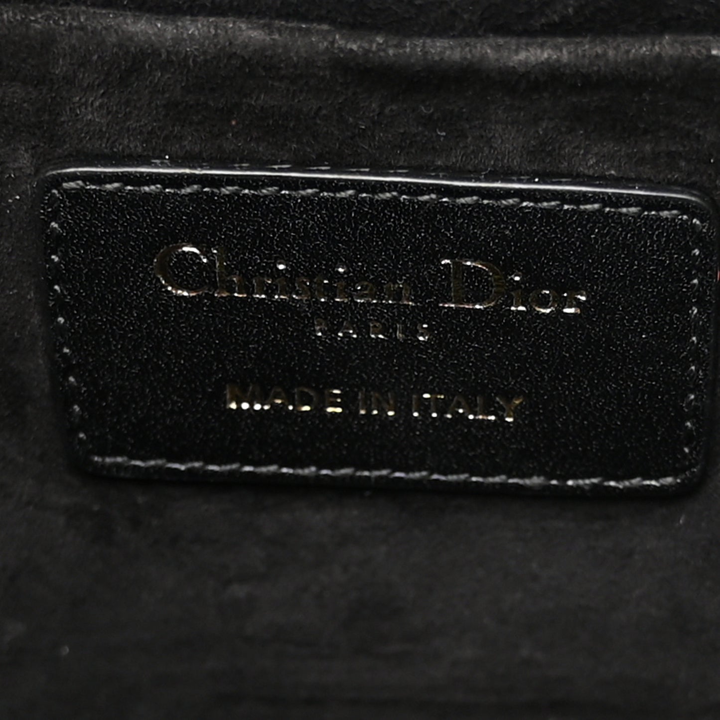 Calfskin Cannage Medium The Lady 95.22 Black