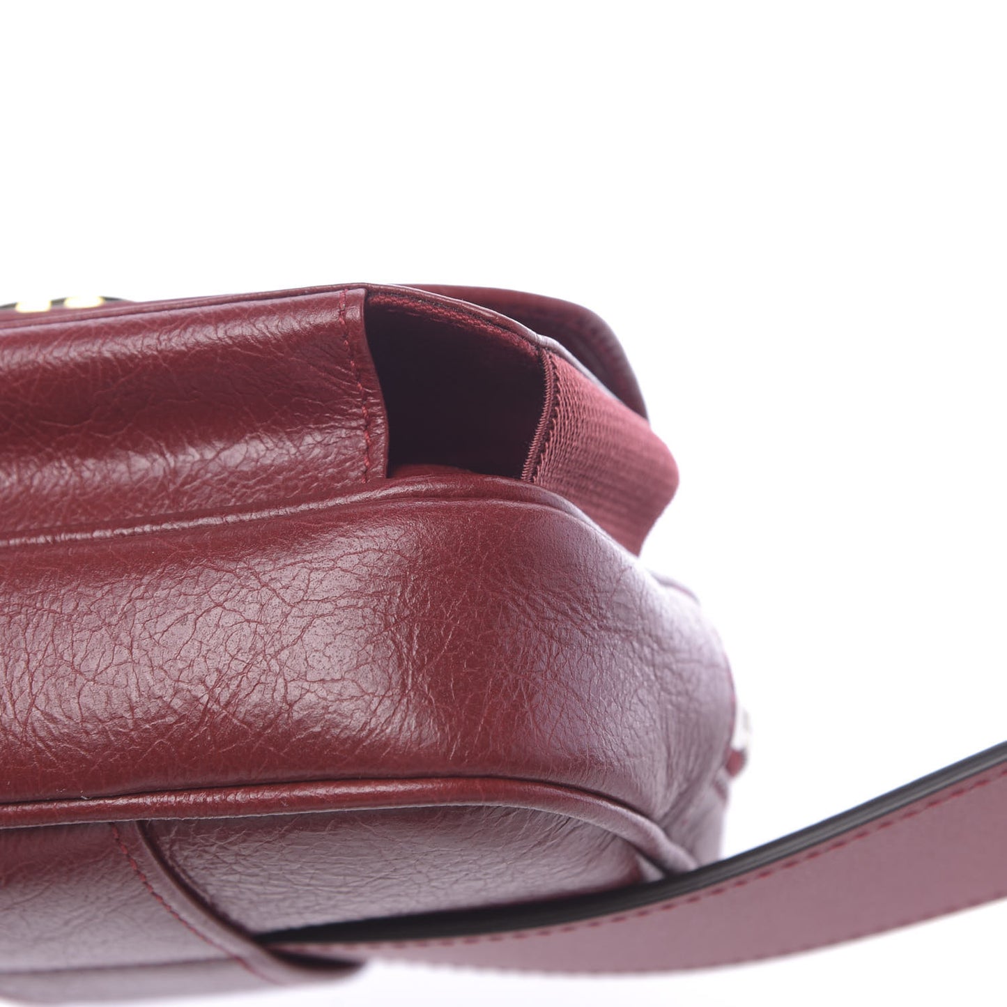 Fluffy Calfskin Mini Morpheus Belt Bag 90 36 Red