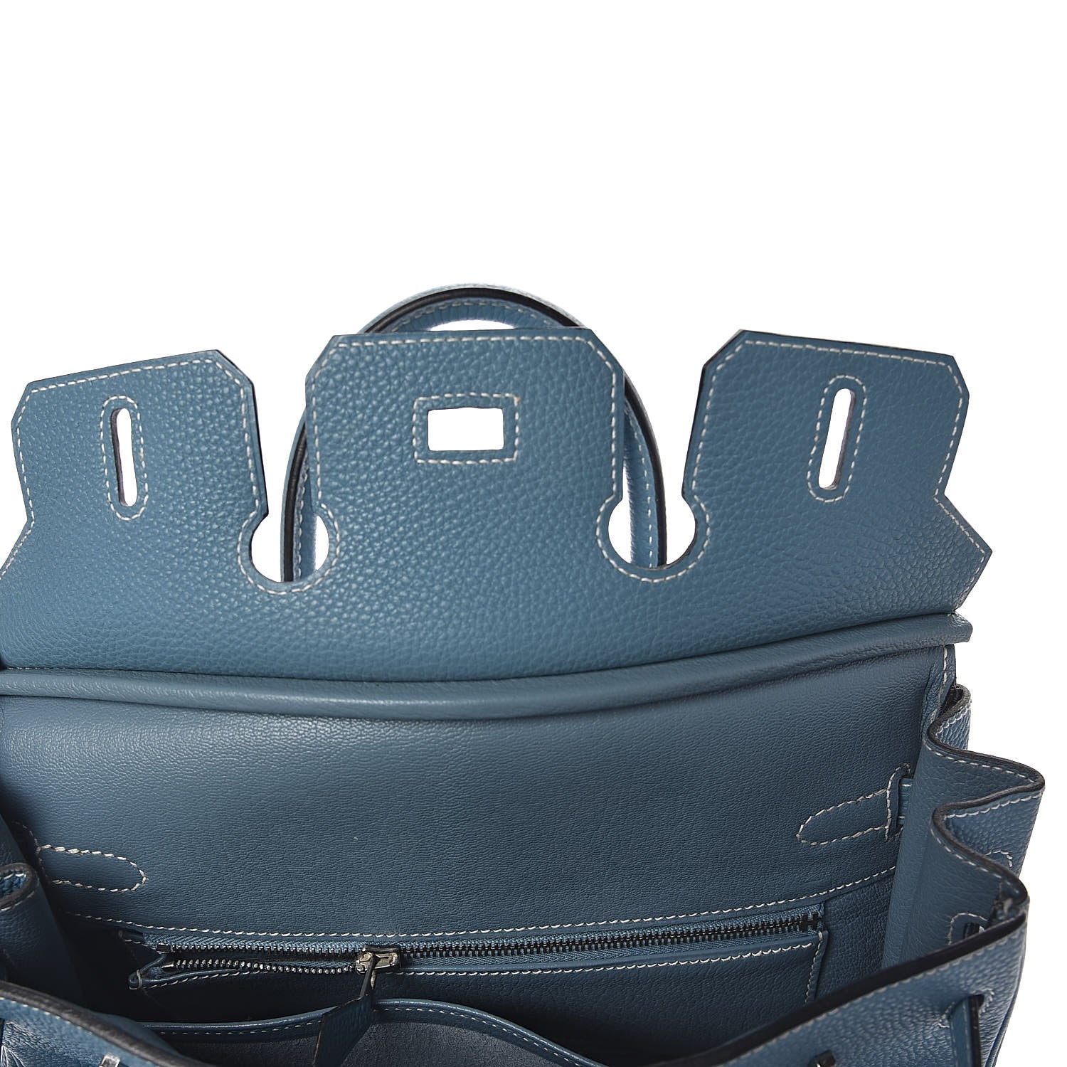 Hermes Togo Birkin 25 Blue Jean 29 of 36