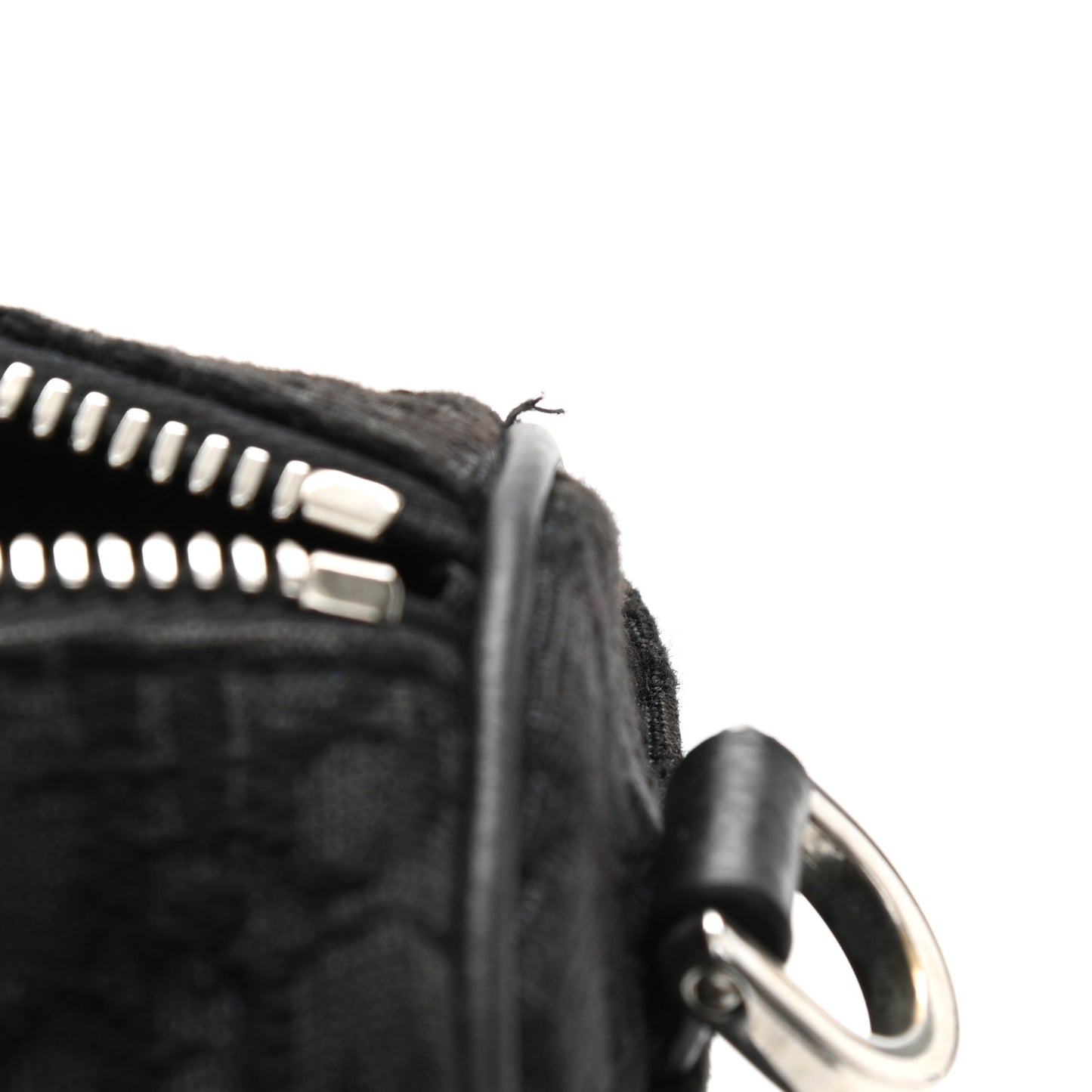 Oblique Roller Messenger Bag Black