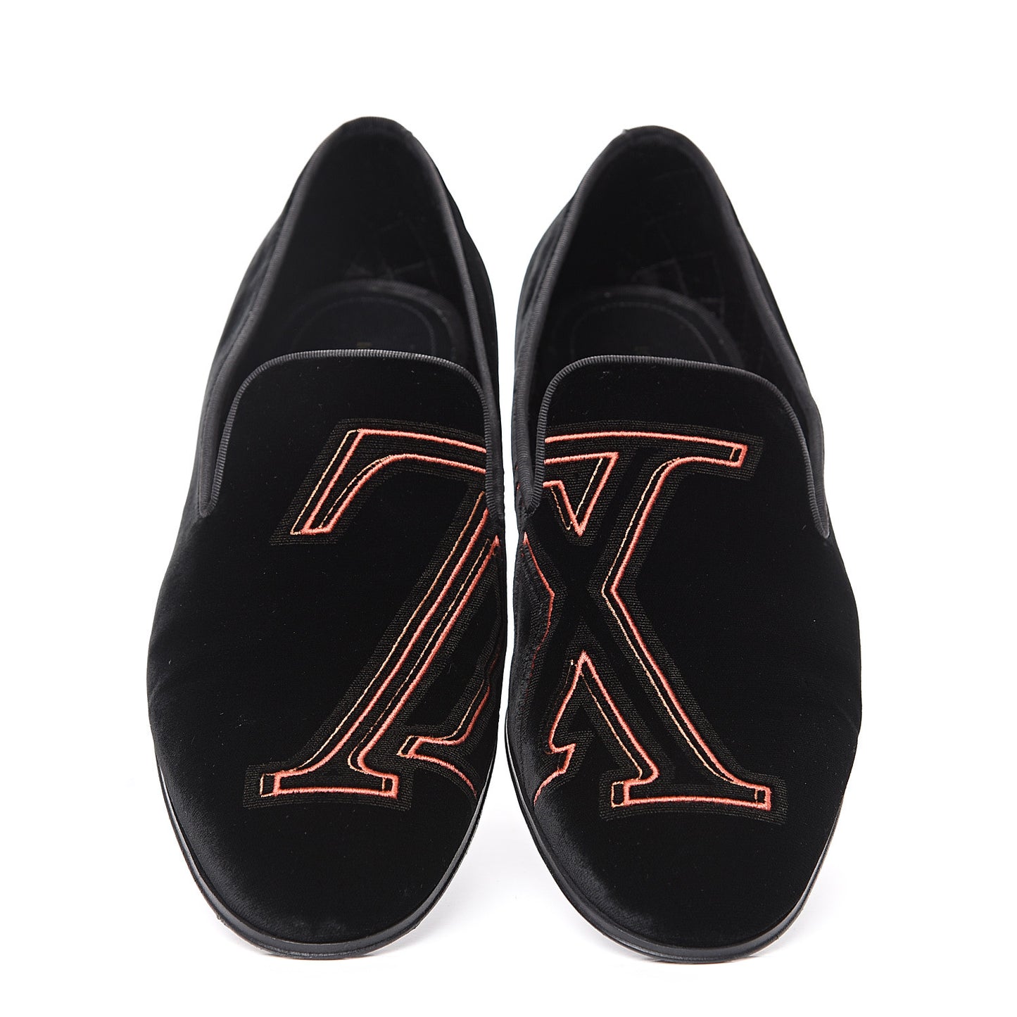 Velvet Upside Down Auteuil Slipper 7 Black