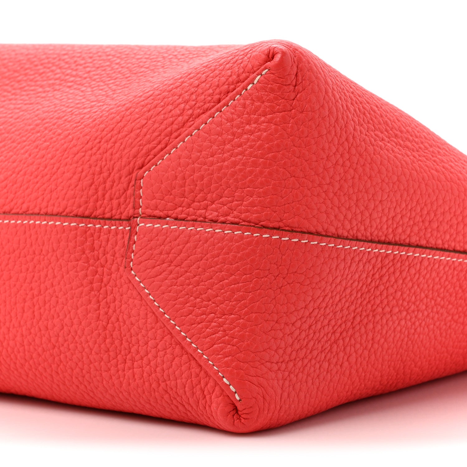 Hermes Taurillon Clemence Double Sens Reversible Tote 36 Rose Jaipur Bougainvillea 12 of 18