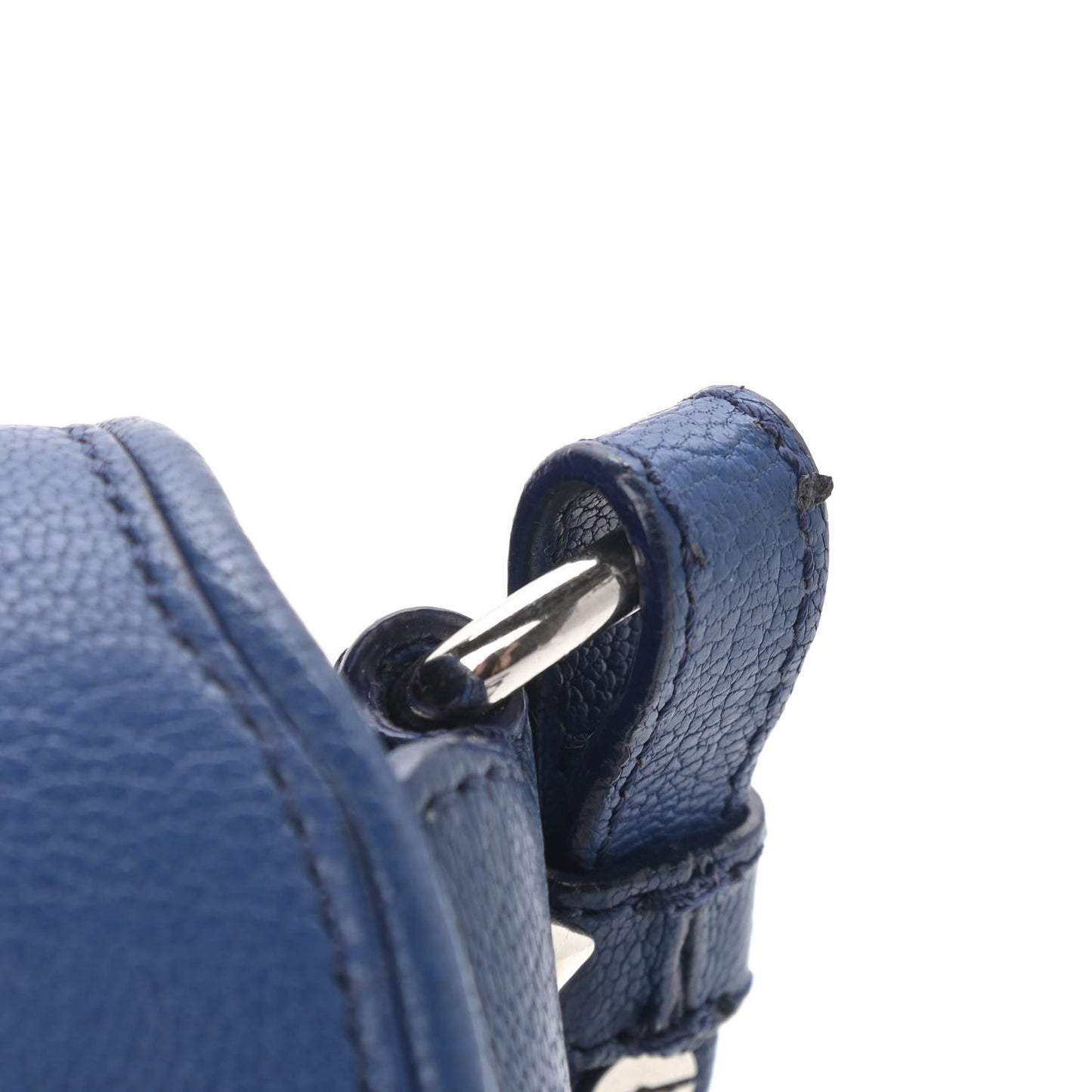 Sugar Goatskin Obsedia Shoulder Bag Navy